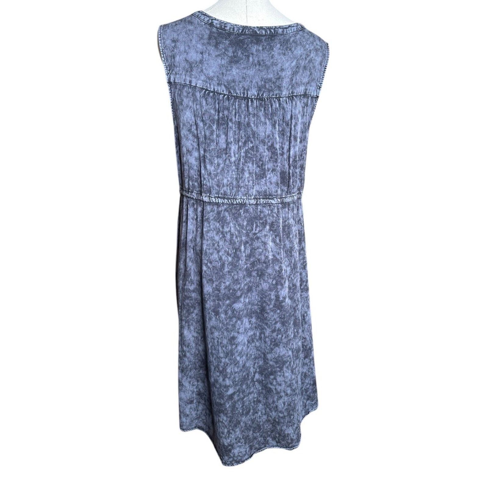 Other Torrid Mini Challis Zip-Front Shirt Dress Acid Wash Black L Size L / US 10 / IT 46 - 6 Thumbnail
