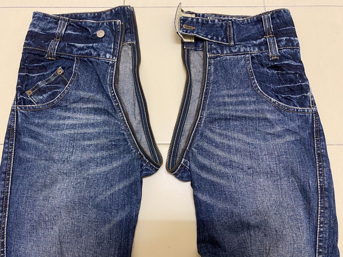 If Six Was Nine × Japanese Brand Double Name All Around Zipper Jeans Size US 31 - 2 Thumbnail