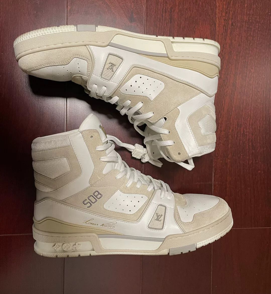 Louis Vuitton lv trainer high top sneakers size 8.5 Size US 8.5 / EU 41-42 - 1 Thumbnail