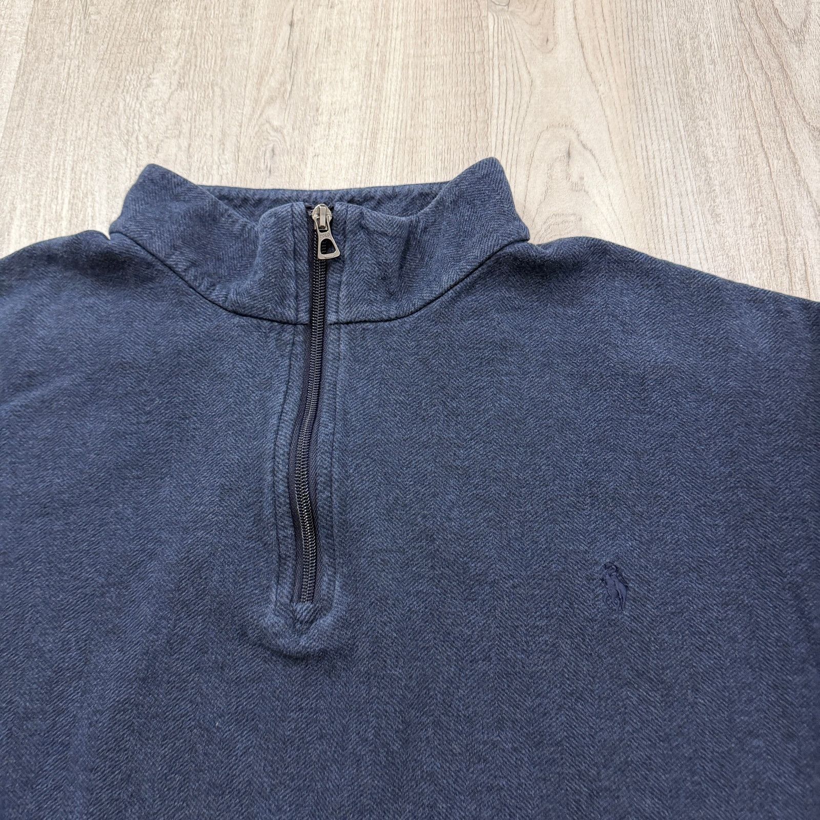 Polo Ralph Lauren Polo Ralph Lauren Knit Quarter Zip 3XL Blue Pullover Stretch Size US XXL / EU 58 / 5 - 3 Thumbnail