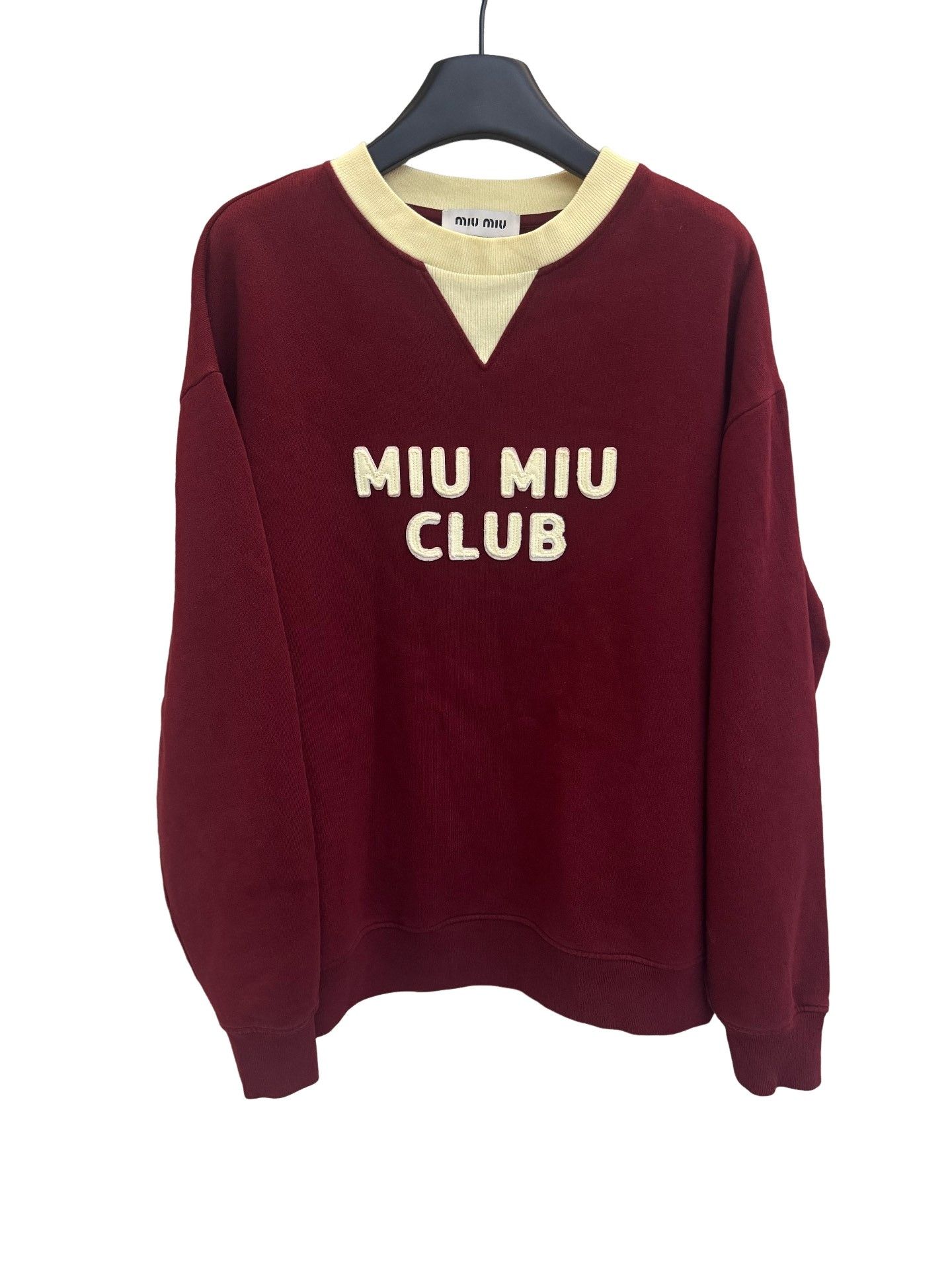 Miu Miu Miu Miu Club Embroidery Sweatshirt Size S Size S / US 4 / IT 40 - 1 Thumbnail