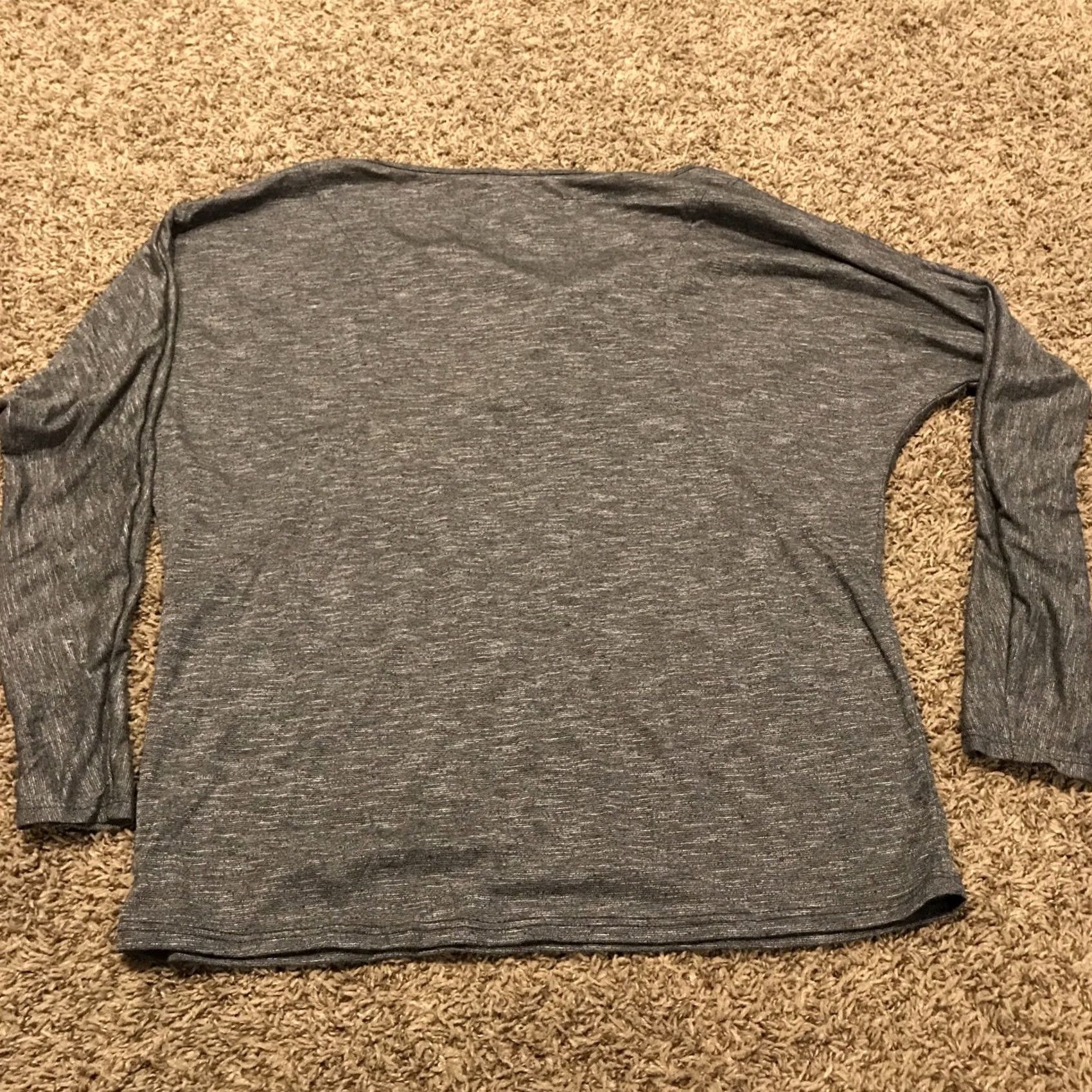Vintage Lumiere M & M Gray Long Sleeve Shirt Cotton Blend USA Blouse Womens Regular Size M Size M / US 6-8 / IT 42-44 - 3 Thumbnail