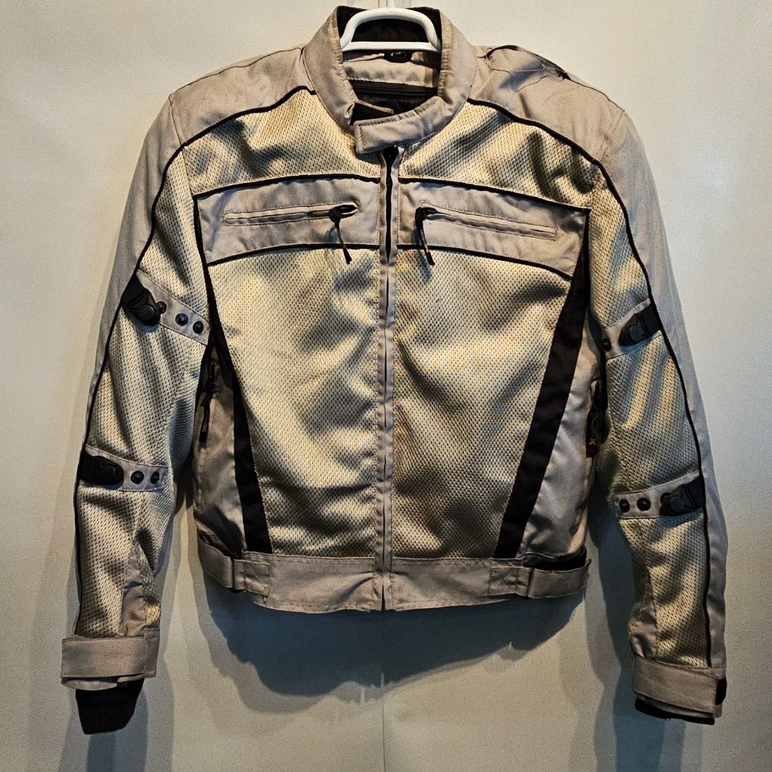 Element Xelement Motorcycle Jacket Silver Padded Removable Liner Mens Size Medium Size US M / EU 48-50 / 2 - 2 Thumbnail
