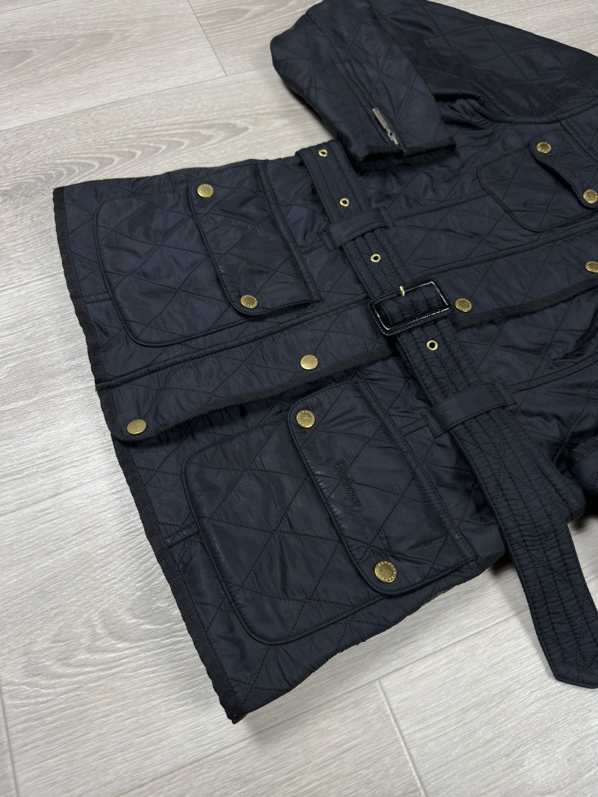 Barbour Barbour International Women Black Polarquilt Jacket Size 4 Size S / US 4 / IT 40 - 5 Thumbnail