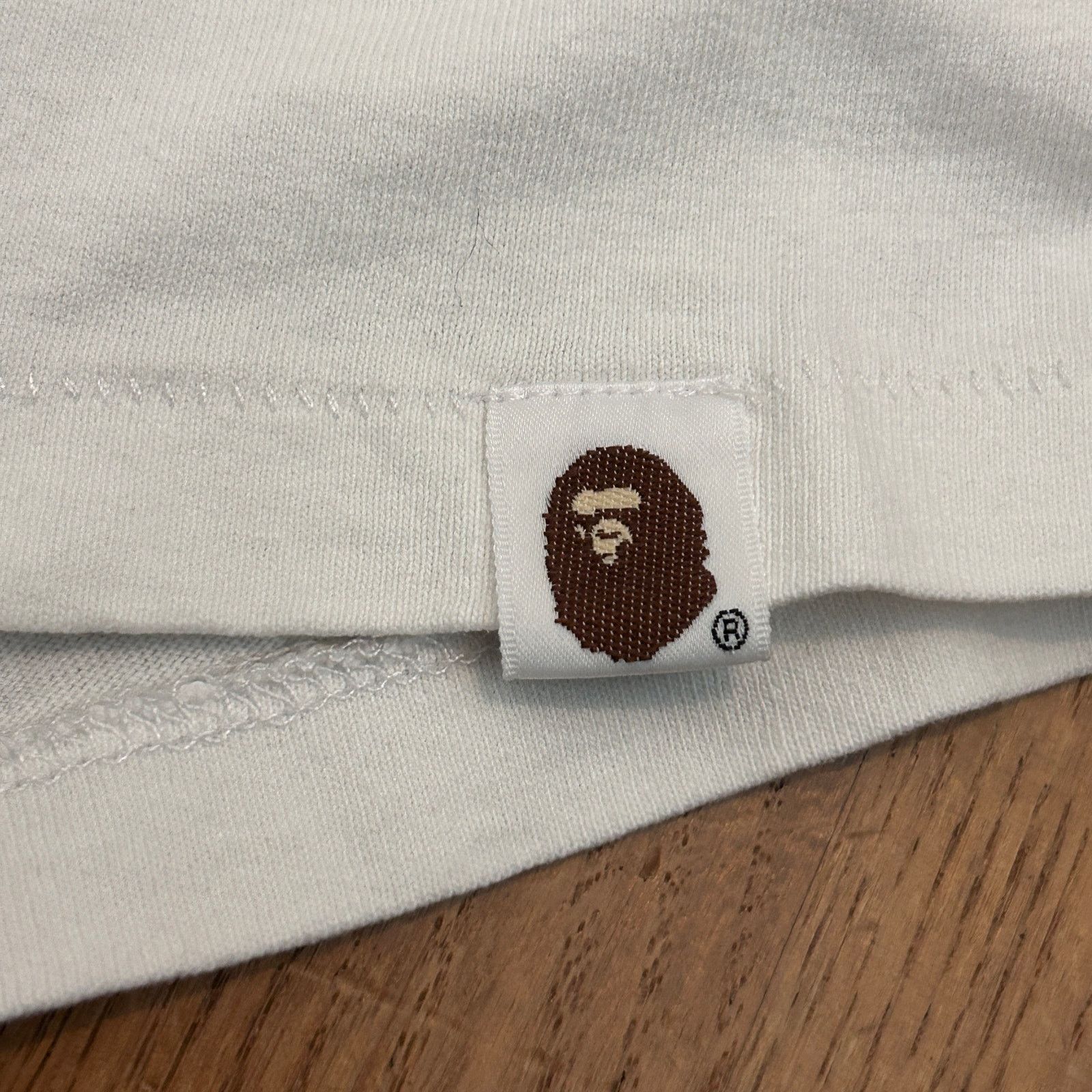 Bape Bape Busy Work Camo Logo Shirt White Size US XL / EU 56 / 4 - 6 Thumbnail