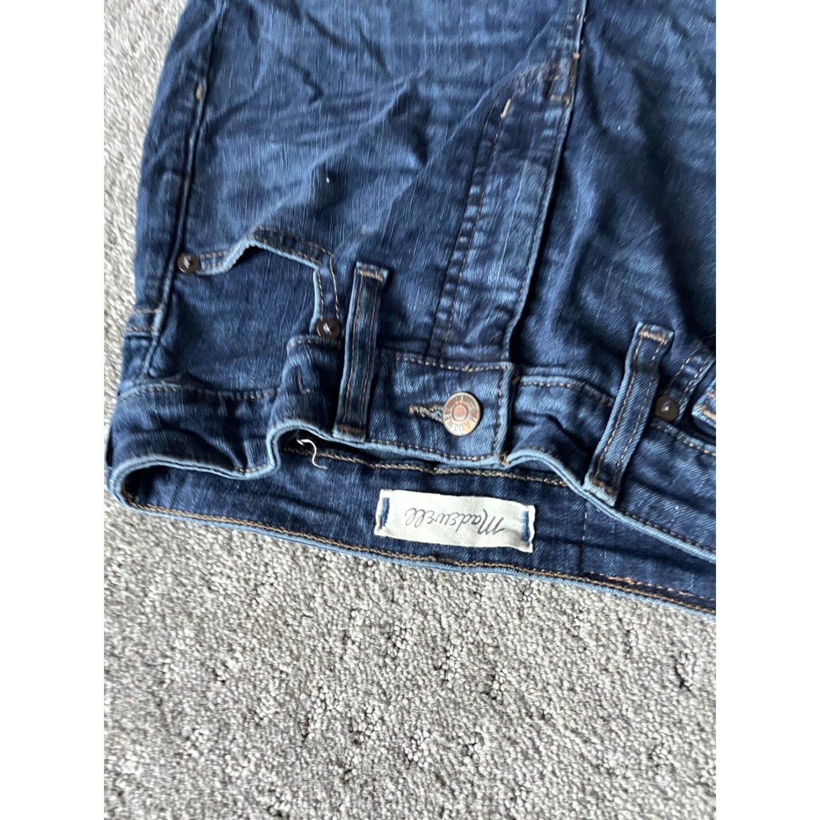 Madewell Madewell Jeans 25 Blue Curvy High Rise Skinny Stretch Denim Jeans Women Regular 5-Pocket Stretch All Seasons Mid Rise Vintage No Size 42" / US 20 - 5 Thumbnail