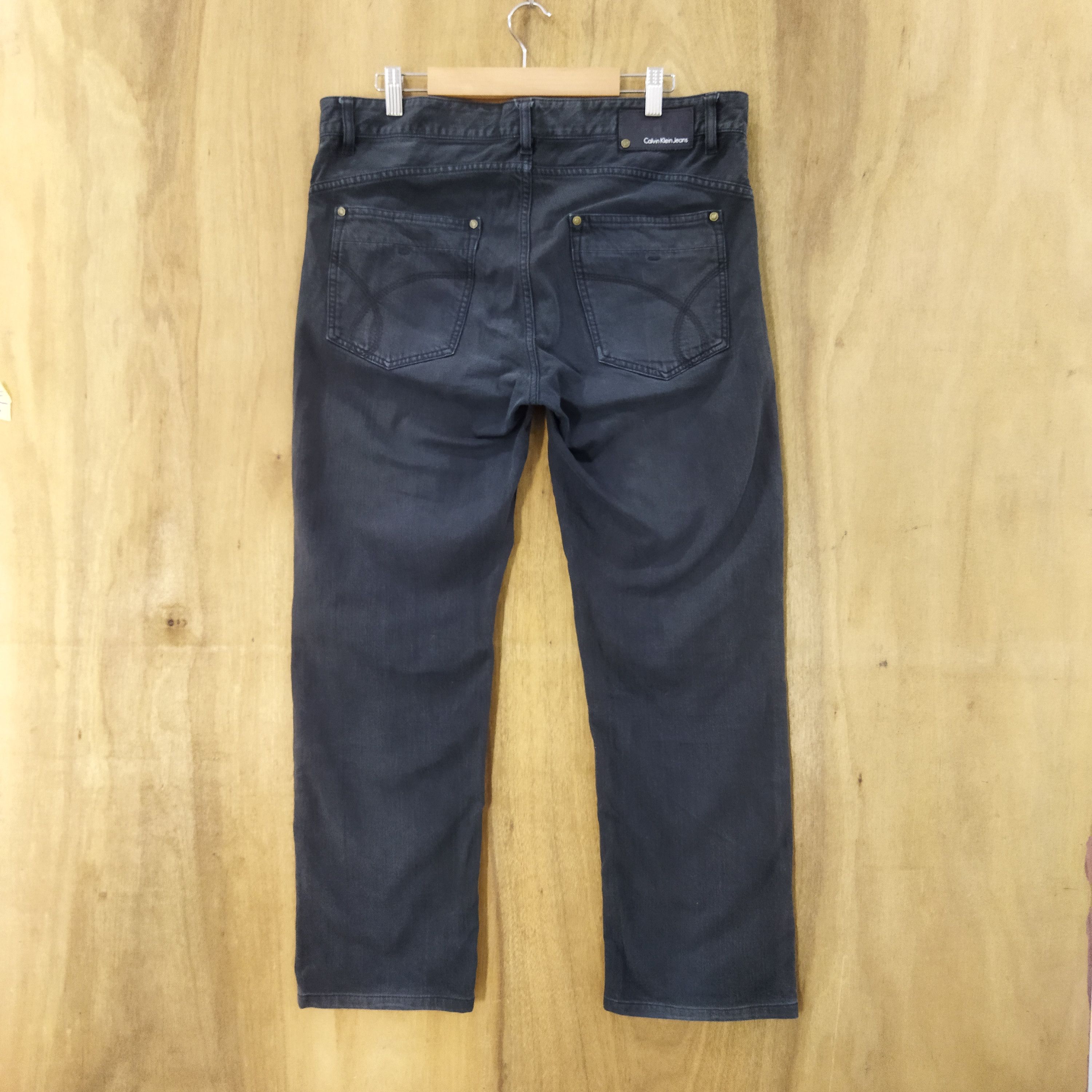 Calvin Klein × Japanese Brand CALVIN KLEIN FADED BLACK JEANS Size US 34 / EU 50 - 7 Thumbnail