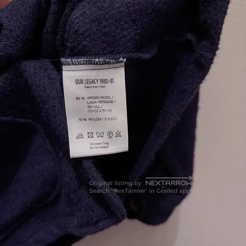 Our Legacy Our Legacy Primer wool three-pocket jacket Size US S / EU 44-46 / 1 - 4 Thumbnail