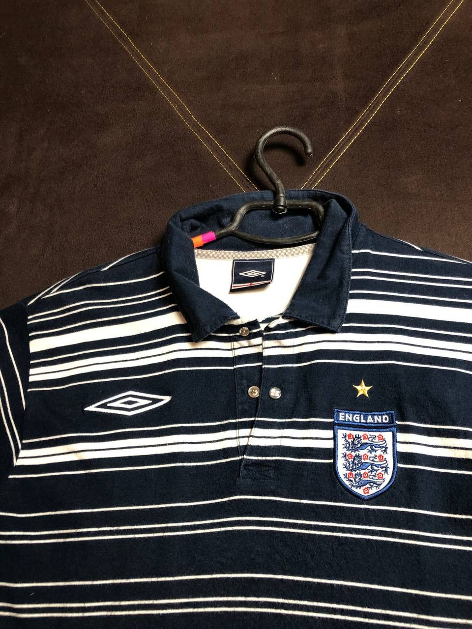 Umbro Vintage England 2004-06 Umbro polo shirt (XL) Size US M / EU 48-50 / 2 - 2 Thumbnail