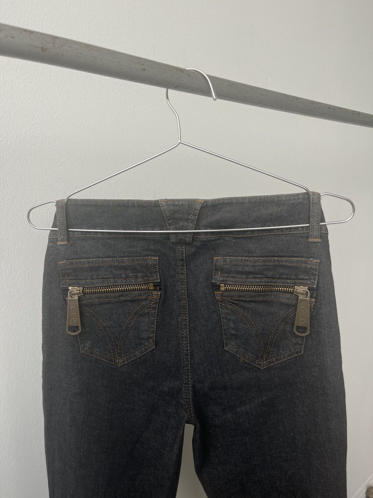 Dolce & Gabbana VINTAGE DOLCE & GABBANA BIG ZIPPER DETAILED PANTS Size US 29 - 2 Thumbnail