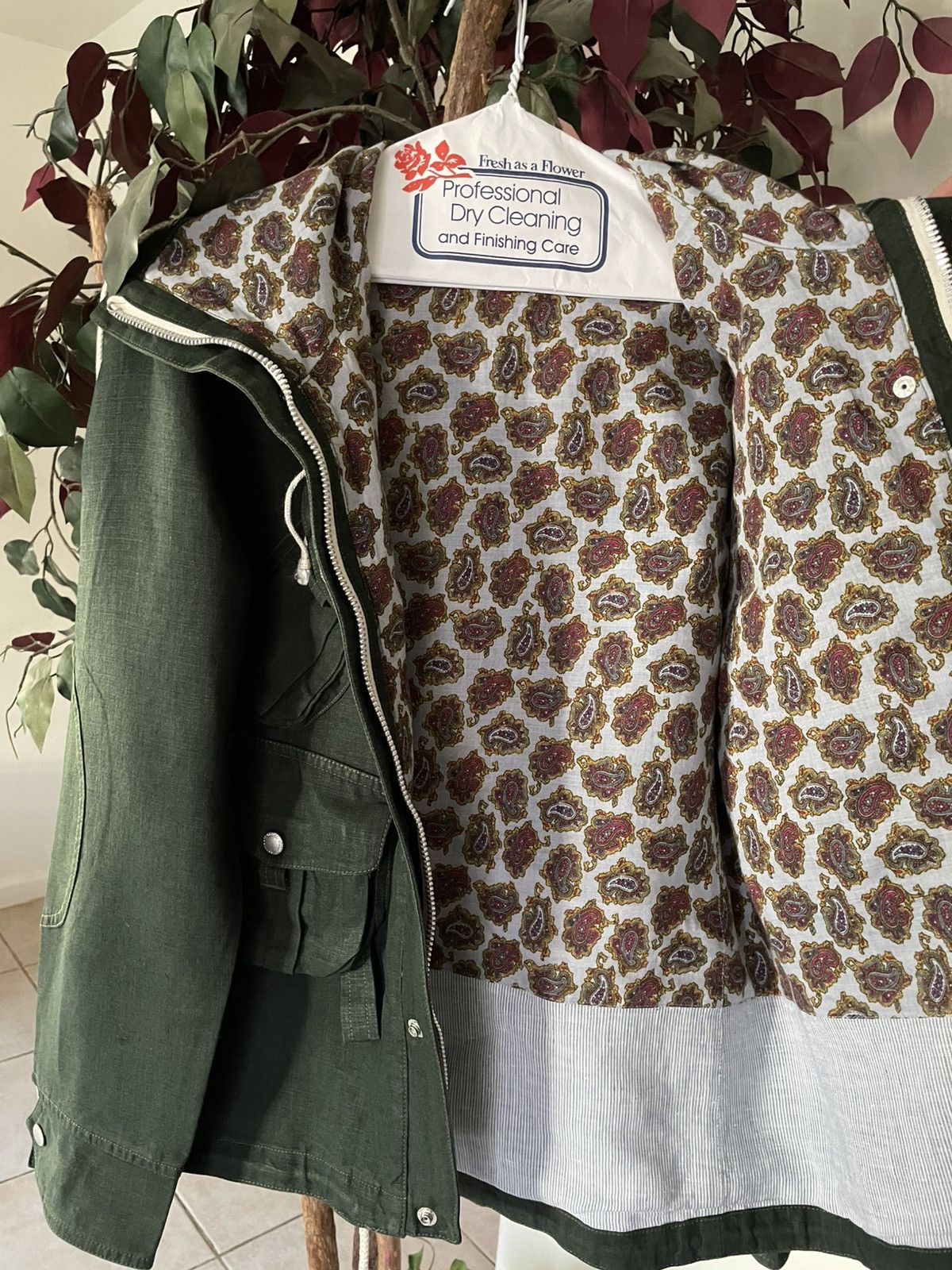 Comme des Garcons × Junya Watanabe 2015 Cargo Linen Jacket Size US S / EU 44-46 / 1 - 3 Thumbnail