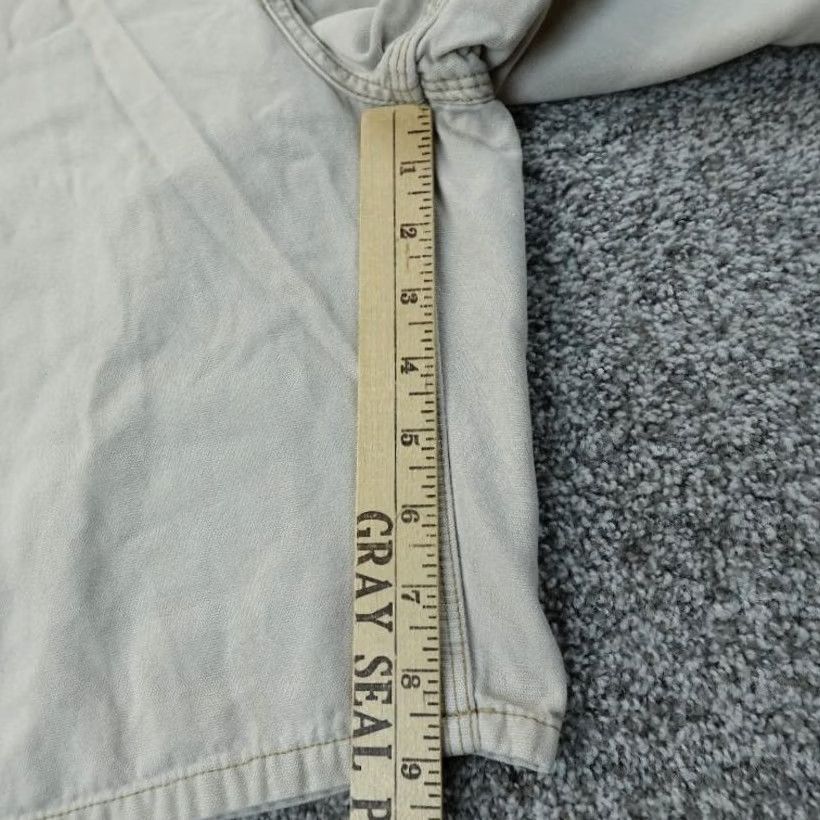 Gap VINTAGE Gap Shorts Mens 33 Beige Carpenter Utility Canvas Hammer Loop Work Cargo Y2K 90s Jeans? Size US 33 - 4 Thumbnail
