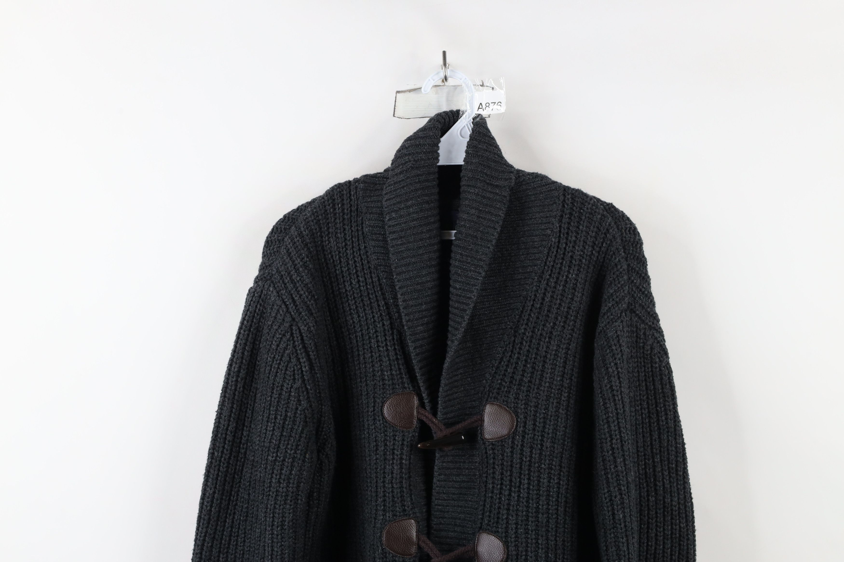 Gap × Vintage Vintage Gap Wool Blend Ribbed Knit Toggle Button Sweater Size US M / EU 48-50 / 2 - 2 Thumbnail