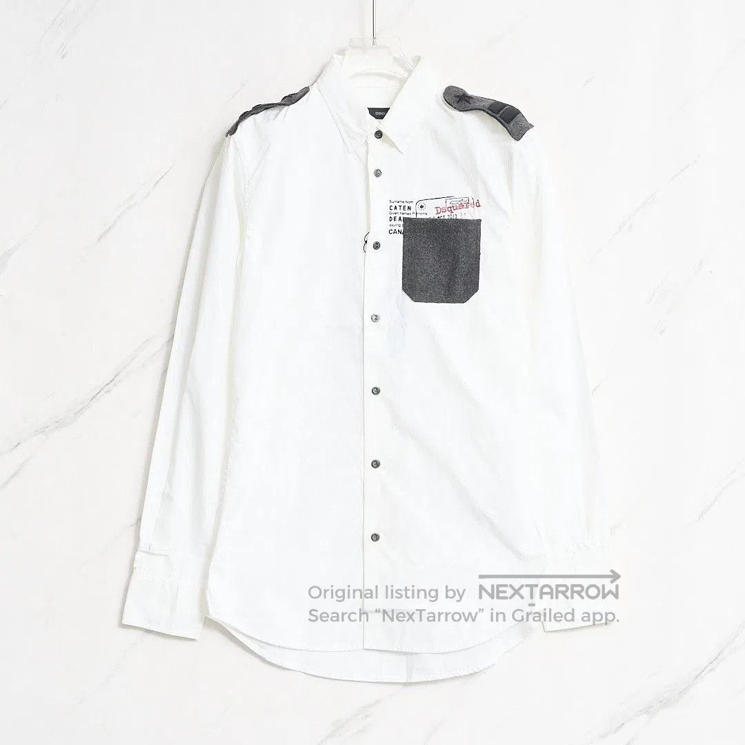 Dsquared2 Dsquared2 Men's Letter Print Shirt. Size US S / EU 44-46 / 1 - 1 Thumbnail