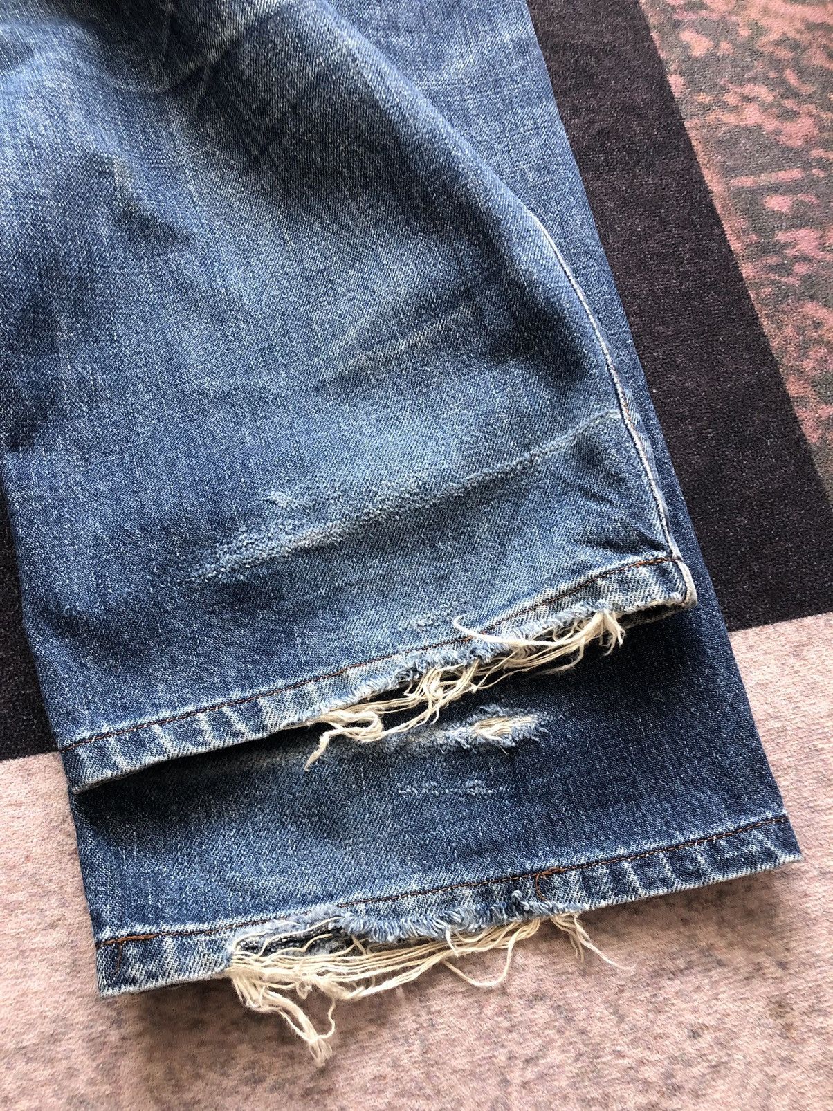 If Six Was Nine Vintage 80s Wrangler Blue Bells Selvedge Jeans Size US 28 / EU 44 - 12 Thumbnail