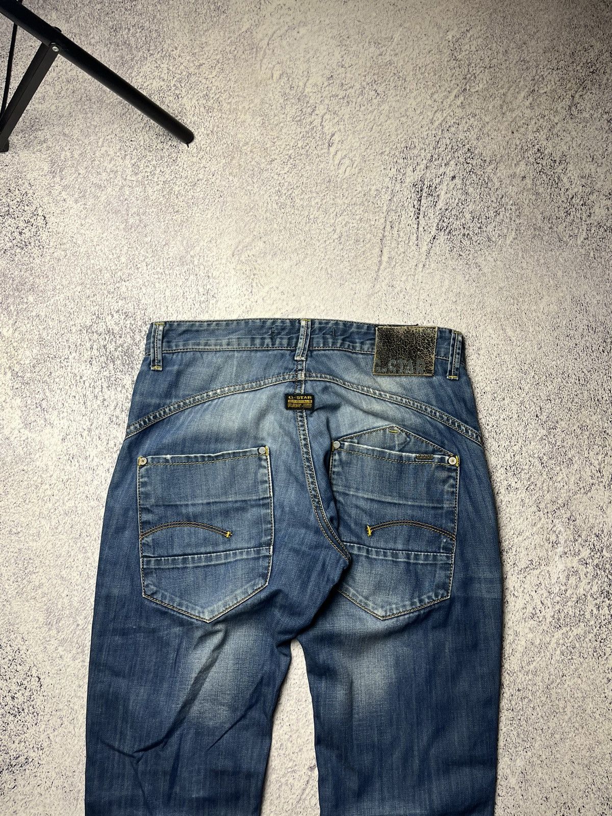 G-Star Vintage G-Star Raw Doubleknee Elwood Jeans Y2K Size US 31 - 3 Thumbnail