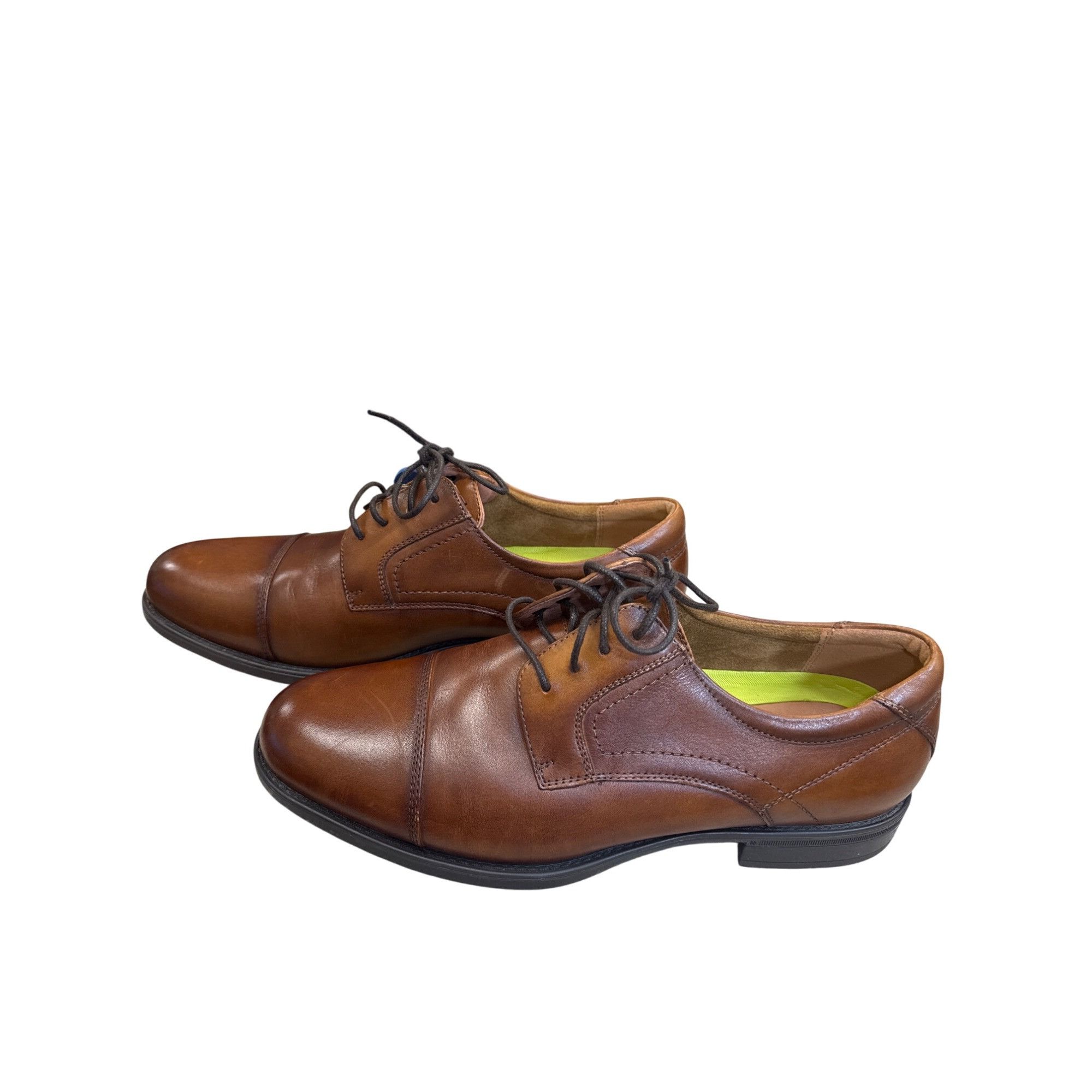 Florsheim Florsheim Mens Brown Leather Oxford Dress Shoes Size 10.5D S Size US 10.5 / EU 43-44 - 3 Thumbnail