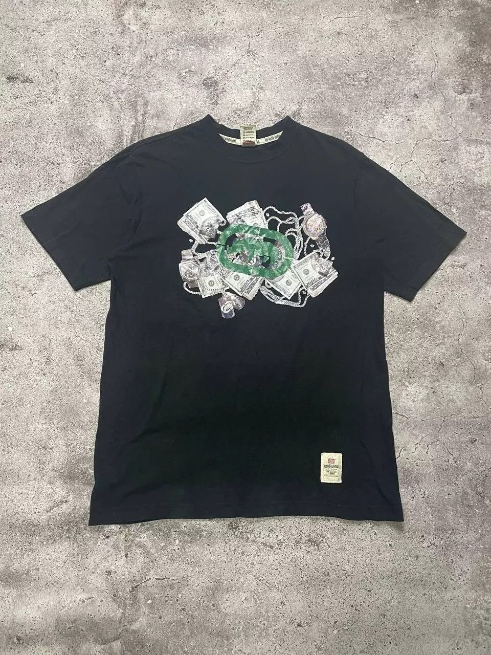 Ecko Unltd. Vintage 00’s Ecko Unlimited RARE Money T Shirt Size US M / EU 48-50 / 2 - 1 Thumbnail