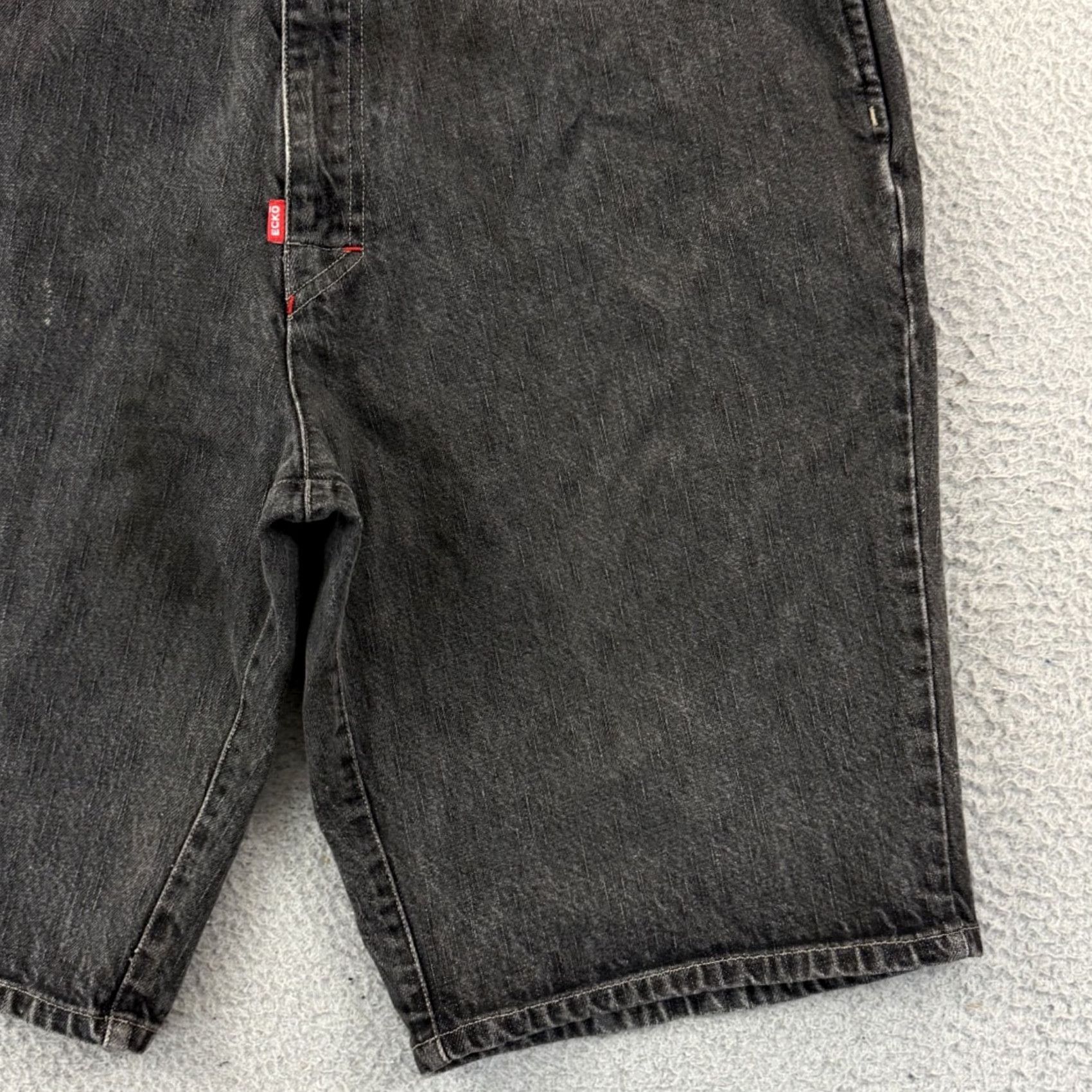Ecko Unltd. VINTAGE Ecko Unltd. Jeans Shorts Bermuda 40 Mens Black 90s Grunge Hip Hop 5-Pocket Relaxed Denim" Size US 40 / EU 56 - 2 Thumbnail