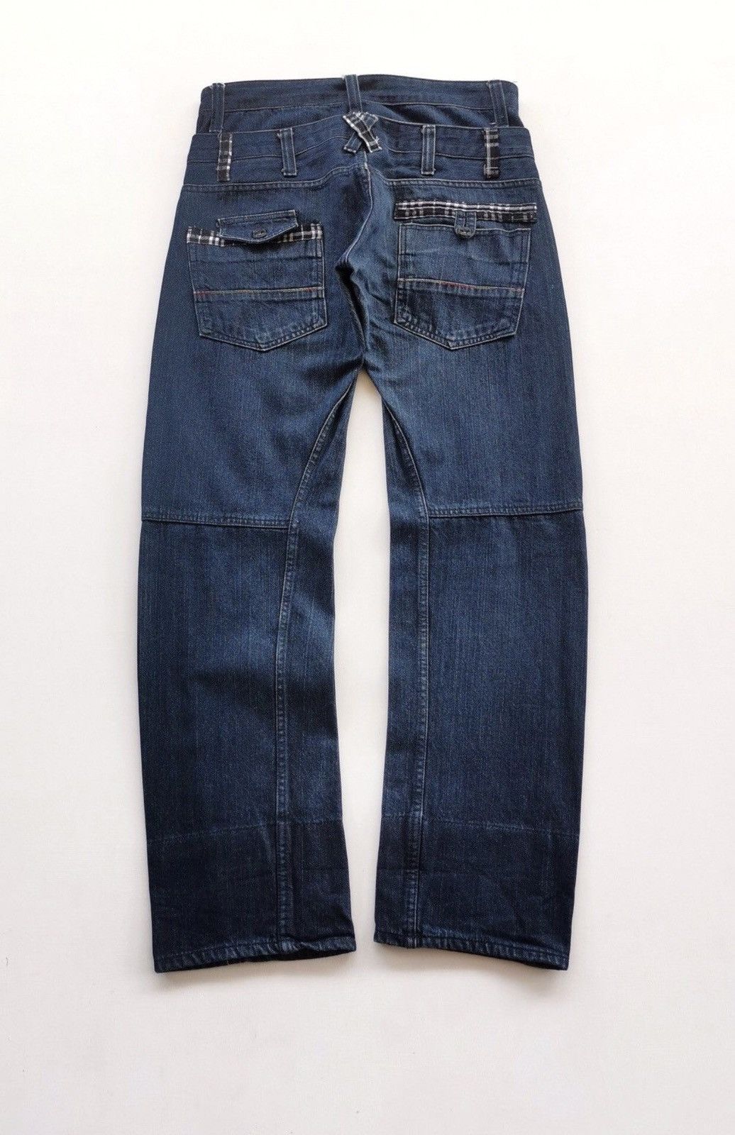 If Six Was Nine × Japanese Brand × Vintage Memory Special Zipper Double Waist Denim Jeans Punk Harajuku Size US 31 - 5 Thumbnail