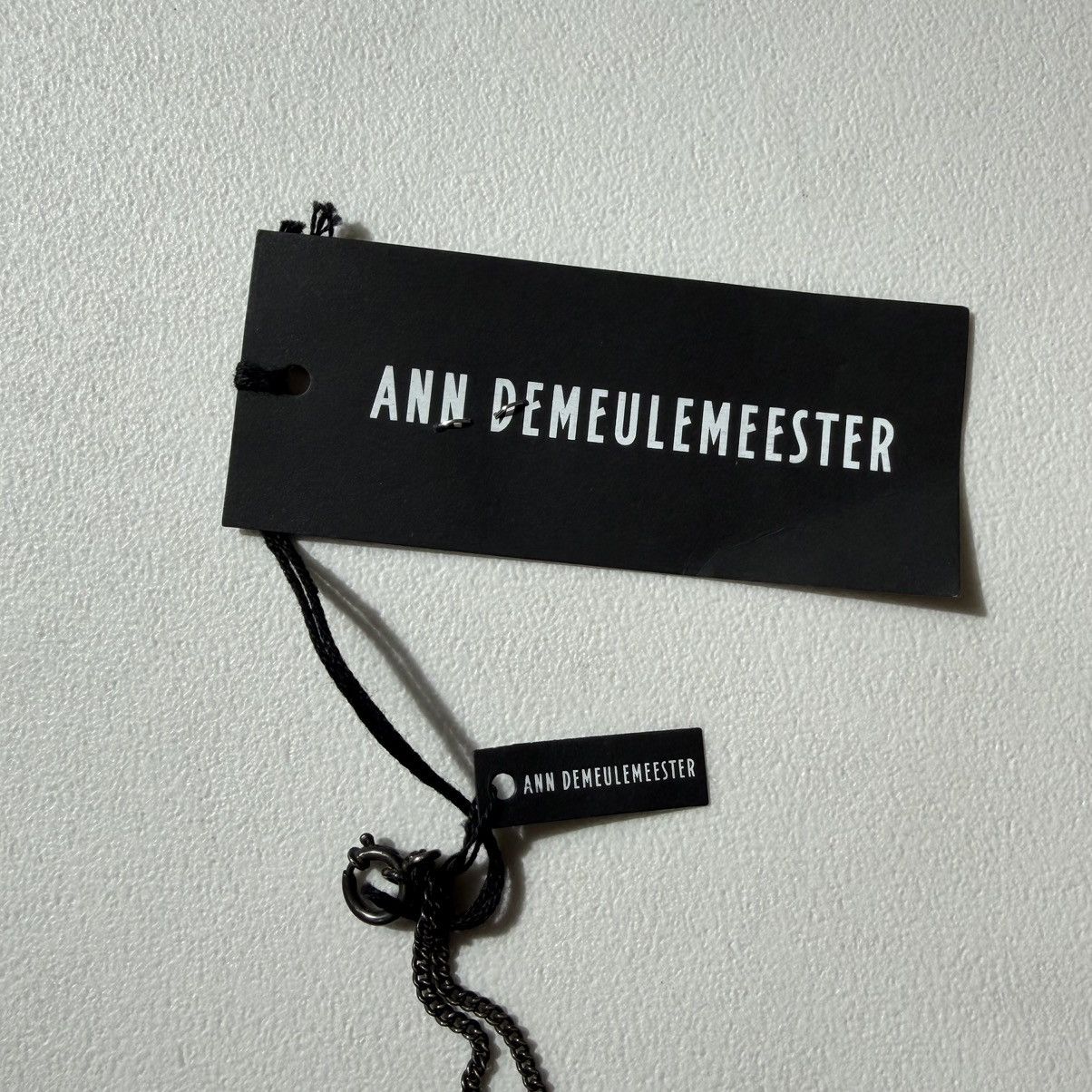 Ann Demeulemeester Late 2000s ‘Red Feather’ Chain Necklace Size ONE SIZE - 7 Thumbnail