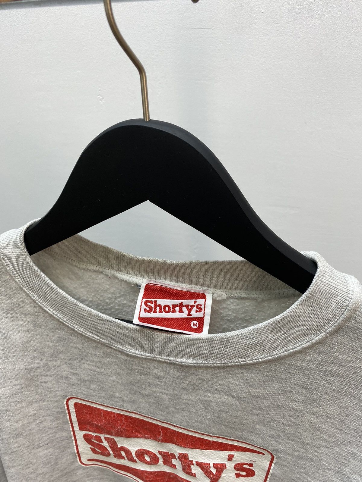 Shorty's Skateboards × Vintage Vintage 90s Shorty’s Skateboarding Box Logo Sweatshirt Size US M / EU 48-50 / 2 - 13 Thumbnail