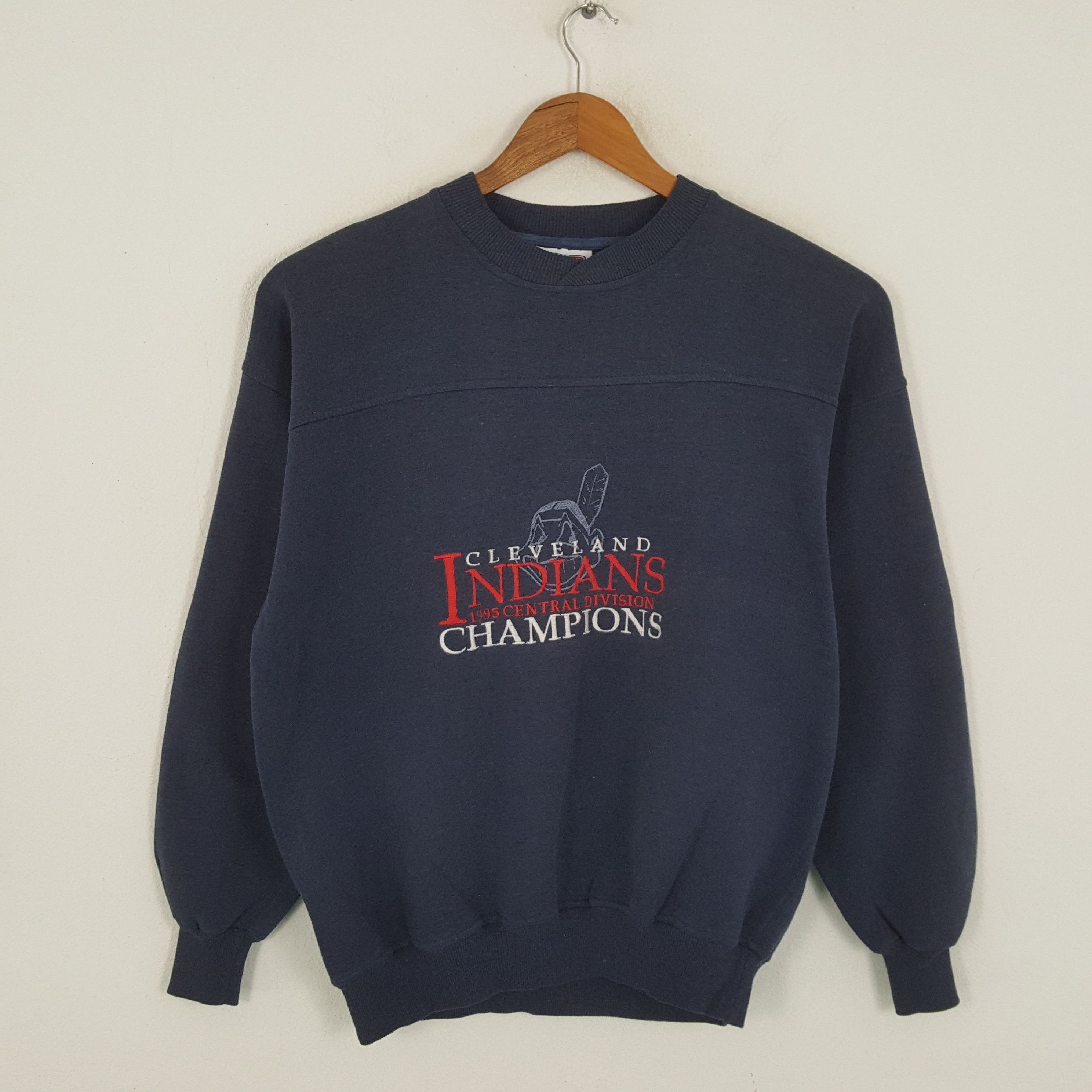 MLB × Vintage Vintage CLEVERLAND INDIANS Basketball MLB Team Sweatshirts Size US L / EU 52-54 / 3 - 1 Thumbnail