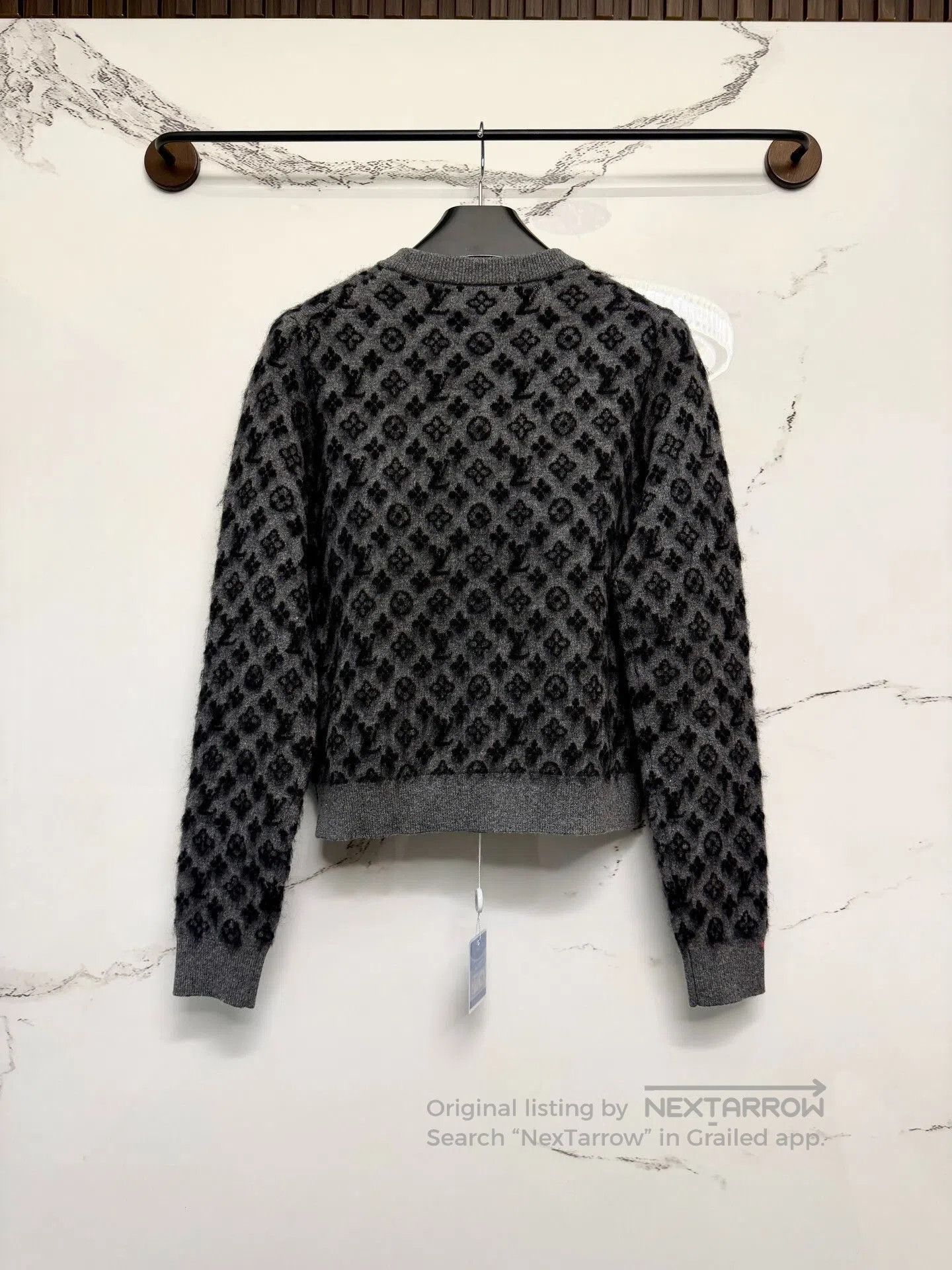 Louis Vuitton Louis Vuitton 26SS Black Gray Print Cardigan. Size US M / EU 48-50 / 2 - 4 Thumbnail