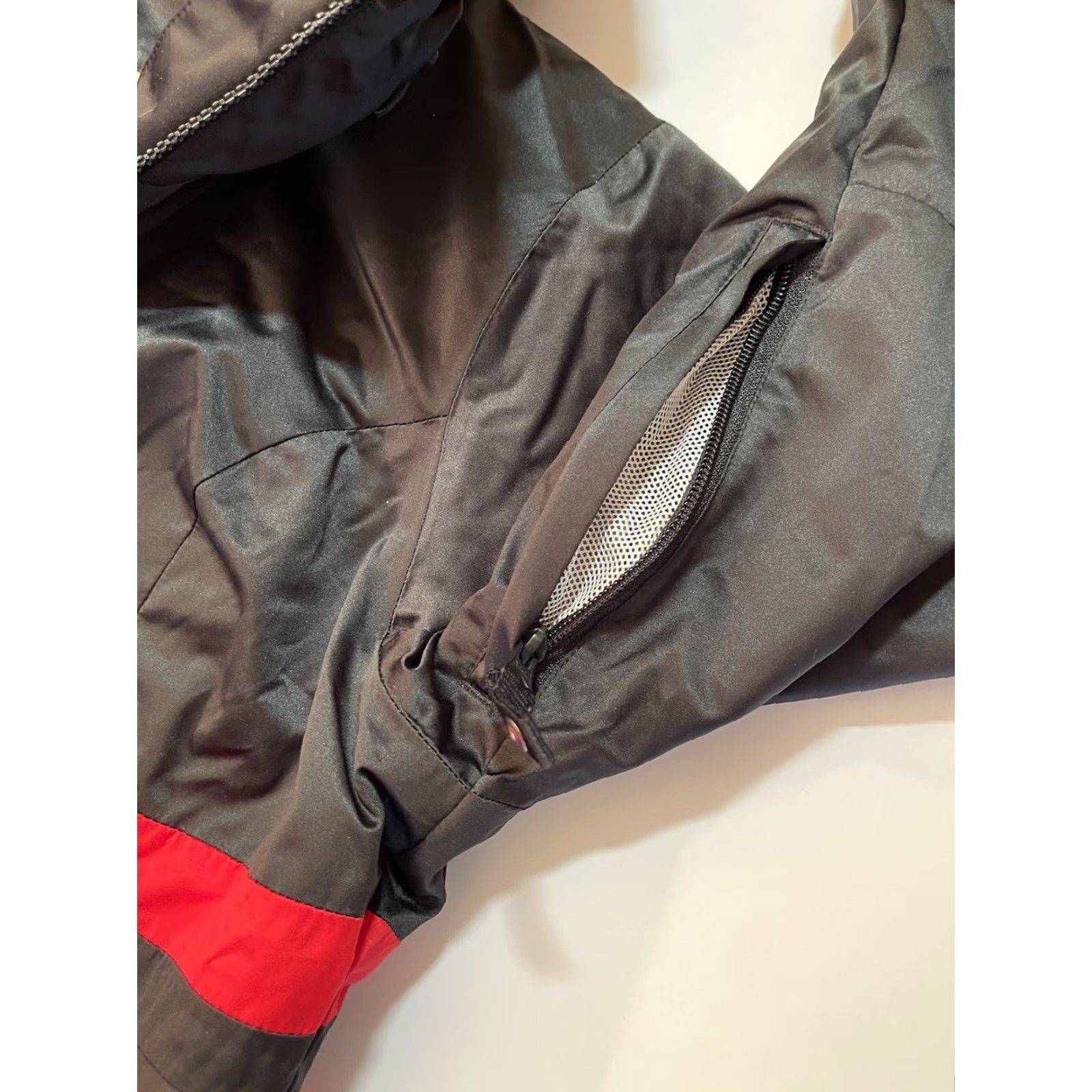 Obermeyer Obermeyer Womens Ski Jacket Hooded Coat Winter Insulated Zip Outdoor Sz L 10 Satin Multicolor Blue Casual Sports Size L / US 10 / IT 46 - 5 Thumbnail