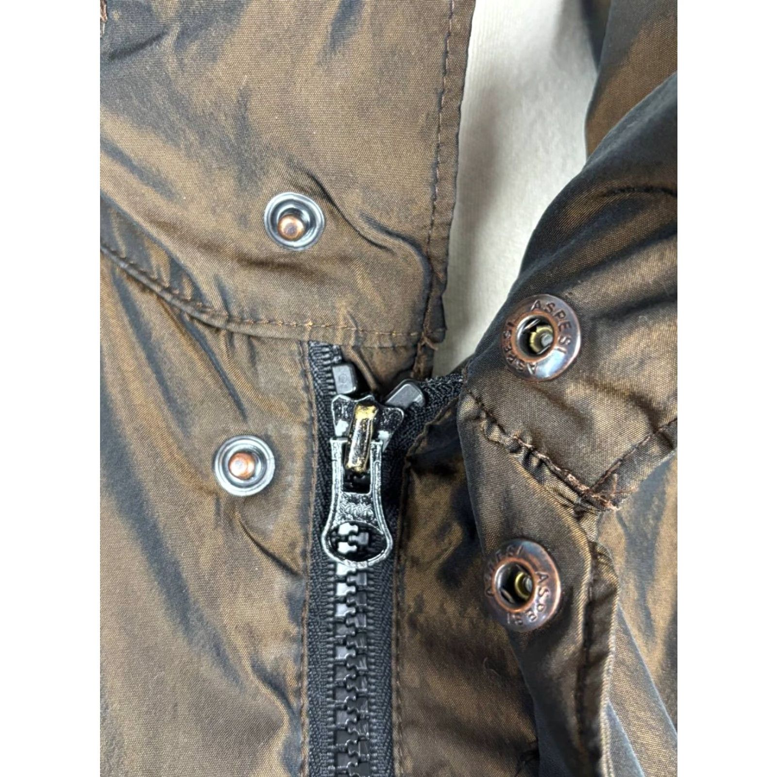 Aspesi Aspesi Jacket Womens Padded Brown Polyester Long Sleeve Pockets Zip Blazer M Size M / US 6-8 / IT 42-44 - 6 Thumbnail