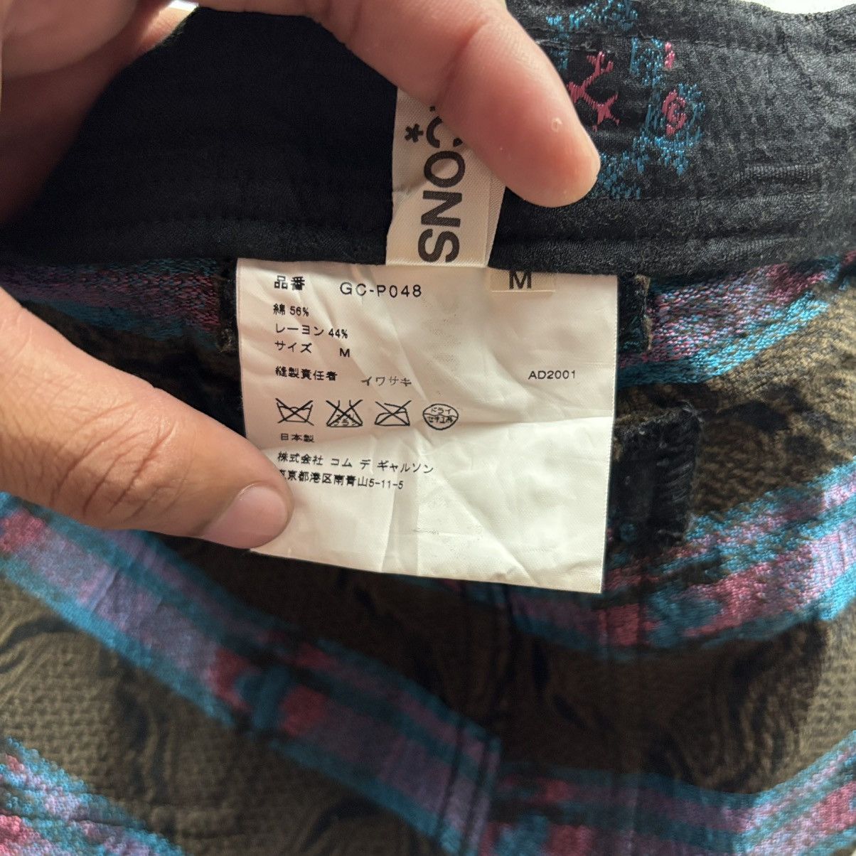 Comme des Garcons Comme des Garçons Embroidered Motif Trousers Size 29" - 7 Thumbnail
