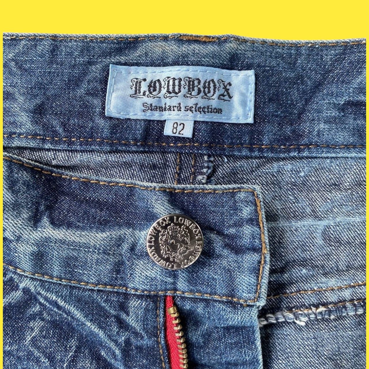20471120 × 5351 POUR LES HOMMES × LOWBOX LOWBOX TIGER CLAW CRACK MARK RUSTY FADED W31X30 Size US 31 - 8 Thumbnail