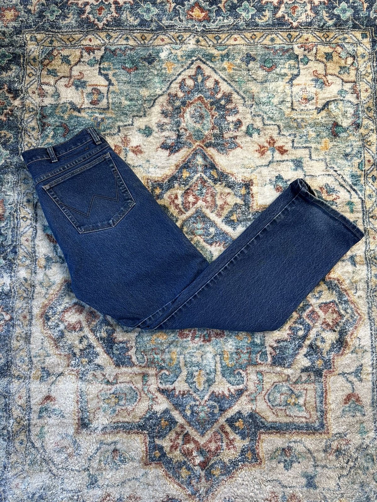 Wrangler Wrangler Dark Wash Jeans Size 34 Size US 34 / EU 50 - 1 Thumbnail