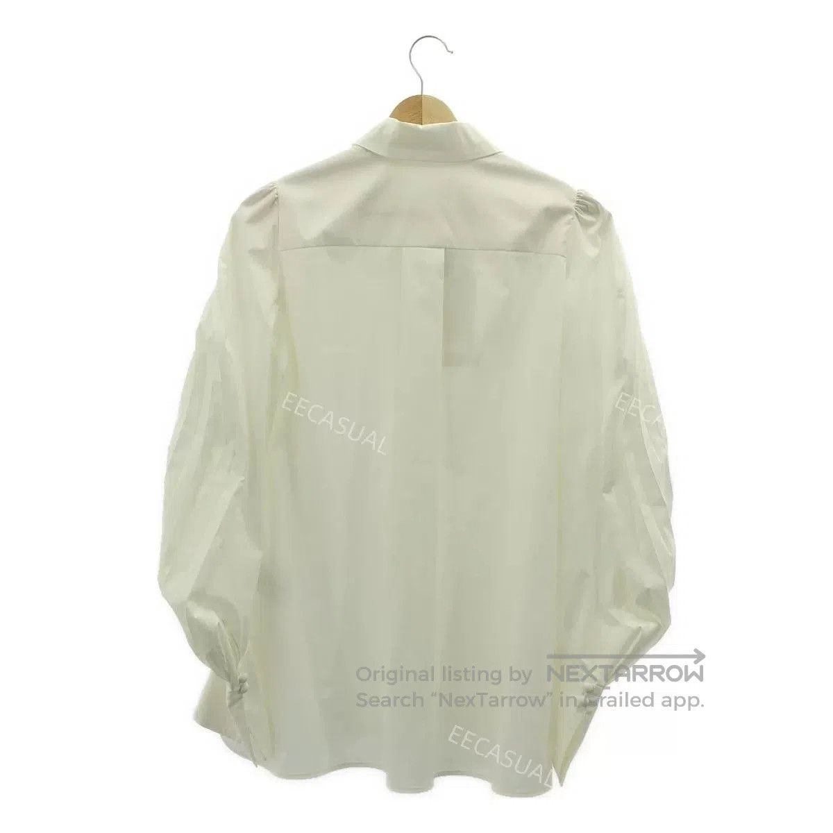 Other Mame Kurogouchi White Pleated Shirt. Size S / US 4 / IT 40 - 2 Thumbnail
