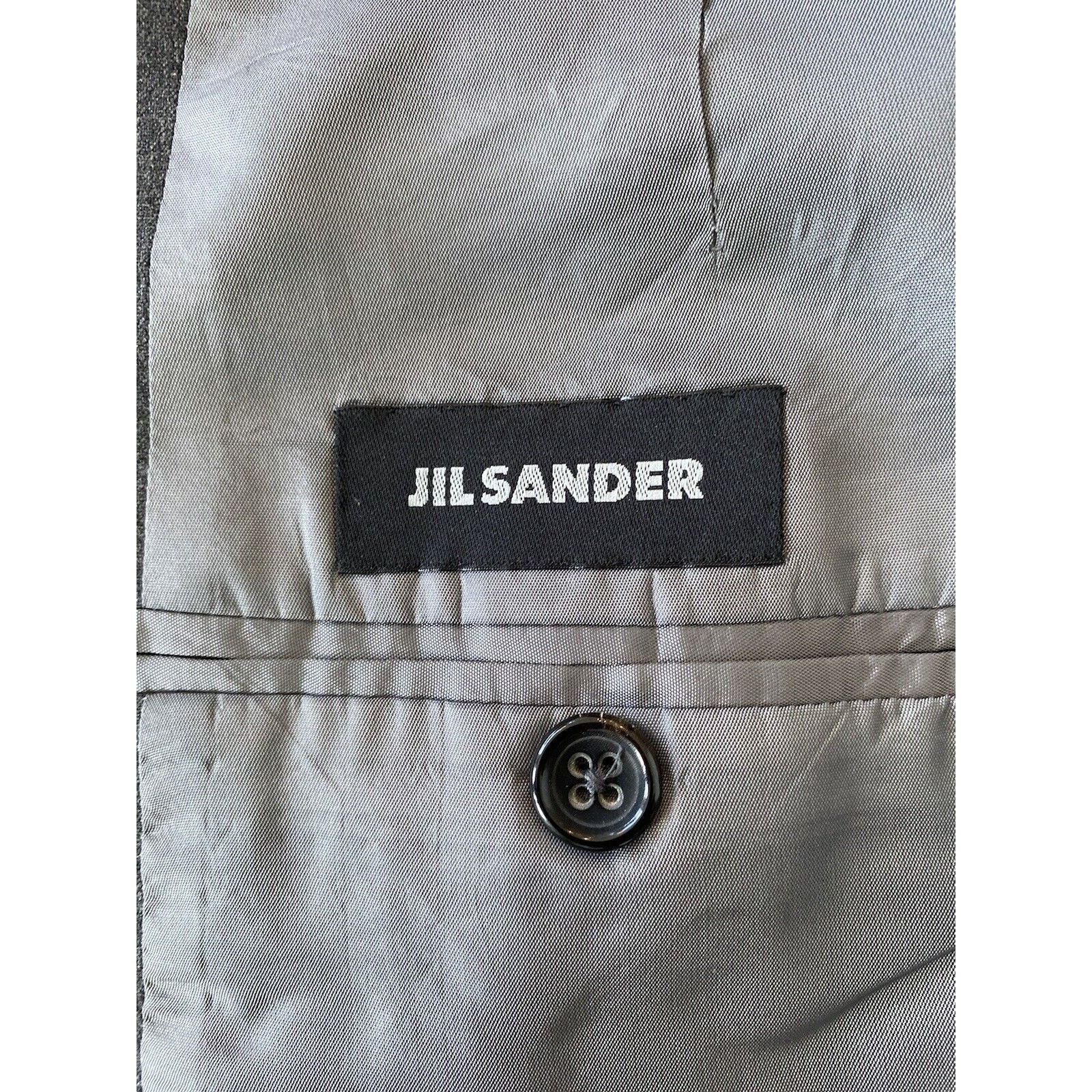Jil Sander JIL SANDER Tailor Made Gray Sport Coat 3 Btn Center Vent 42R Size 42R - 11 Thumbnail
