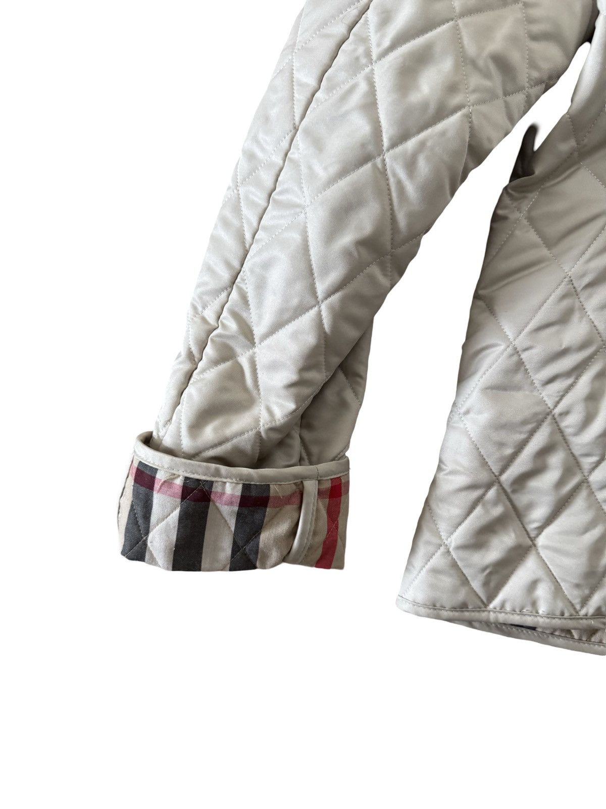 Burberry × Burberry Prorsum Burberry Nova Check Diamond Quilted Beige Barn Button Jacket Size M / US 6-8 / IT 42-44 - 21 Thumbnail