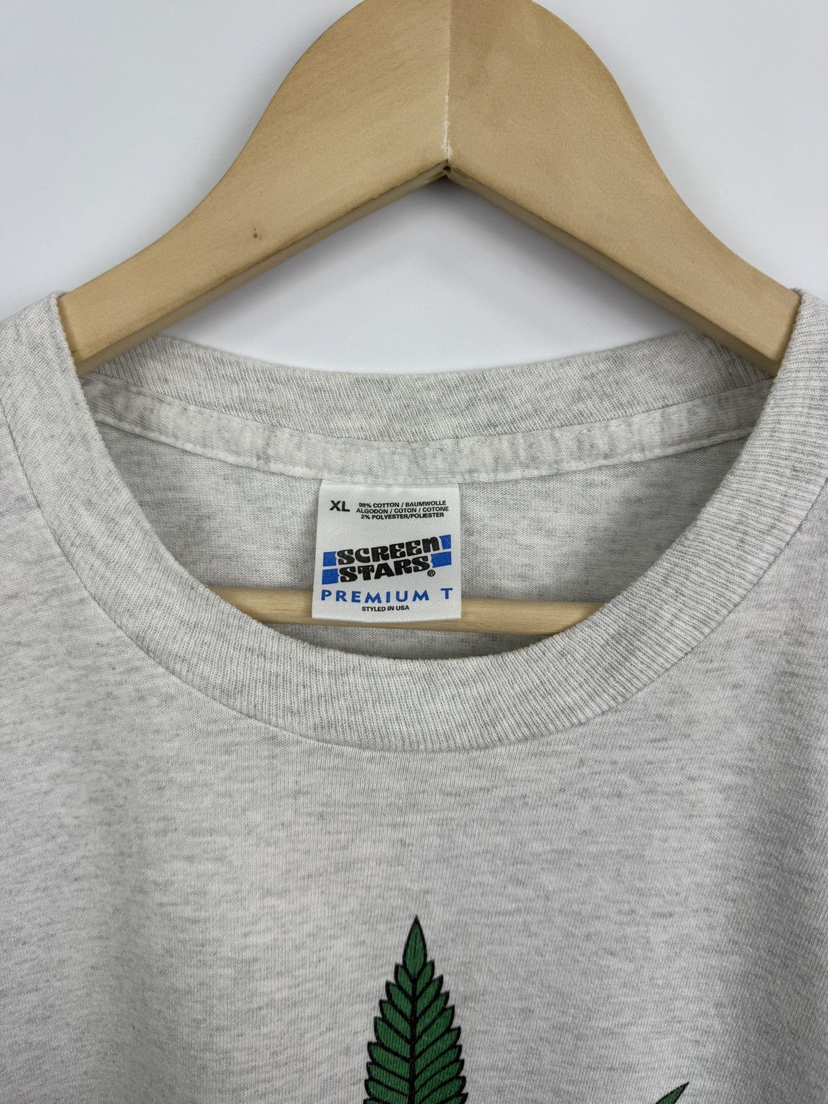 Fruit Of The Loom 🇺🇸 Vintage 90s Indica Skunk Weed 420 Marijuana Cannabis Tee Size US XL / EU 56 / 4 - 5 Thumbnail