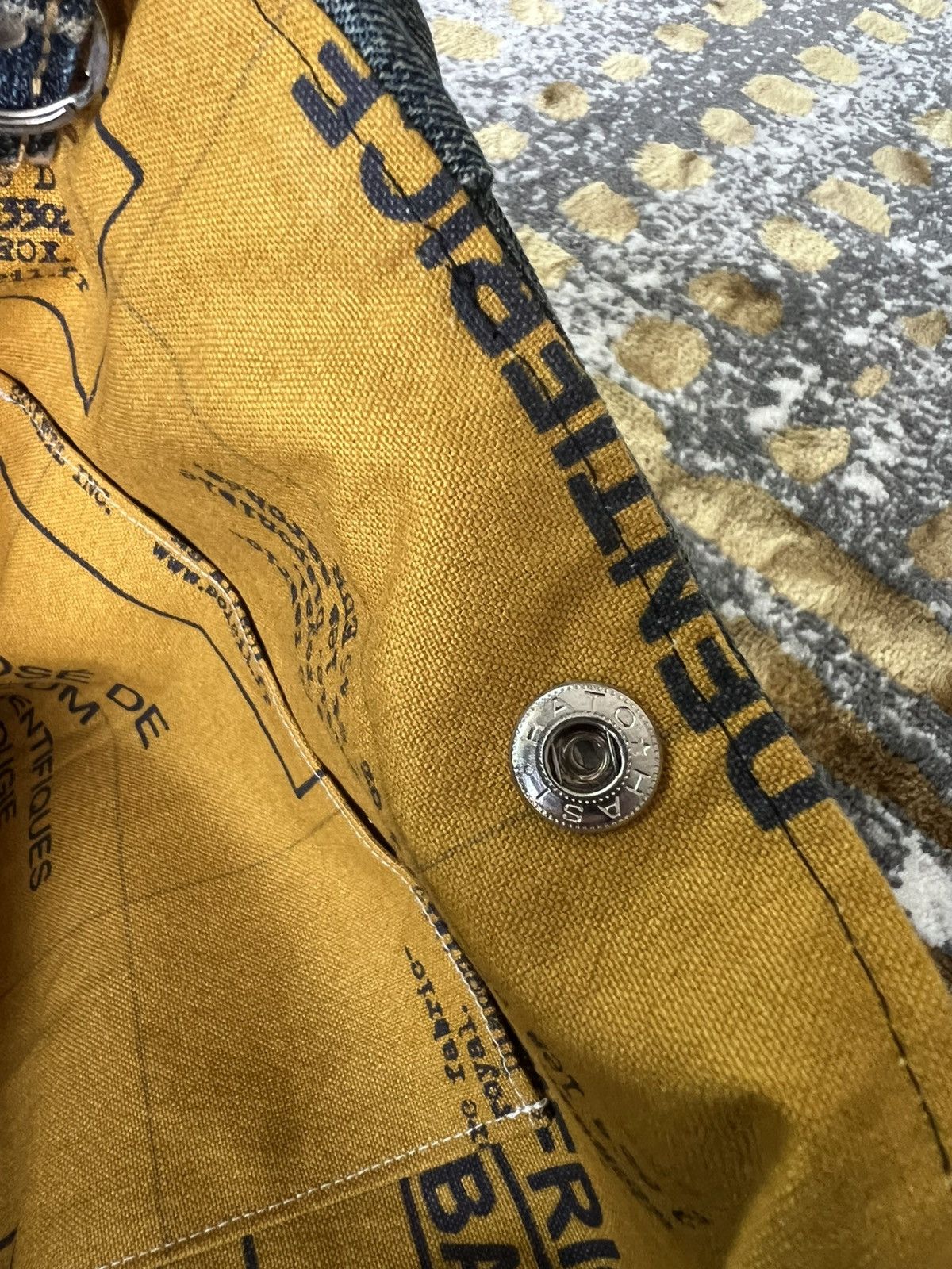 Japanese Brand × Nicole Club Nicole Club for Men reworked distressed denim tote Size ONE SIZE - 7 Thumbnail