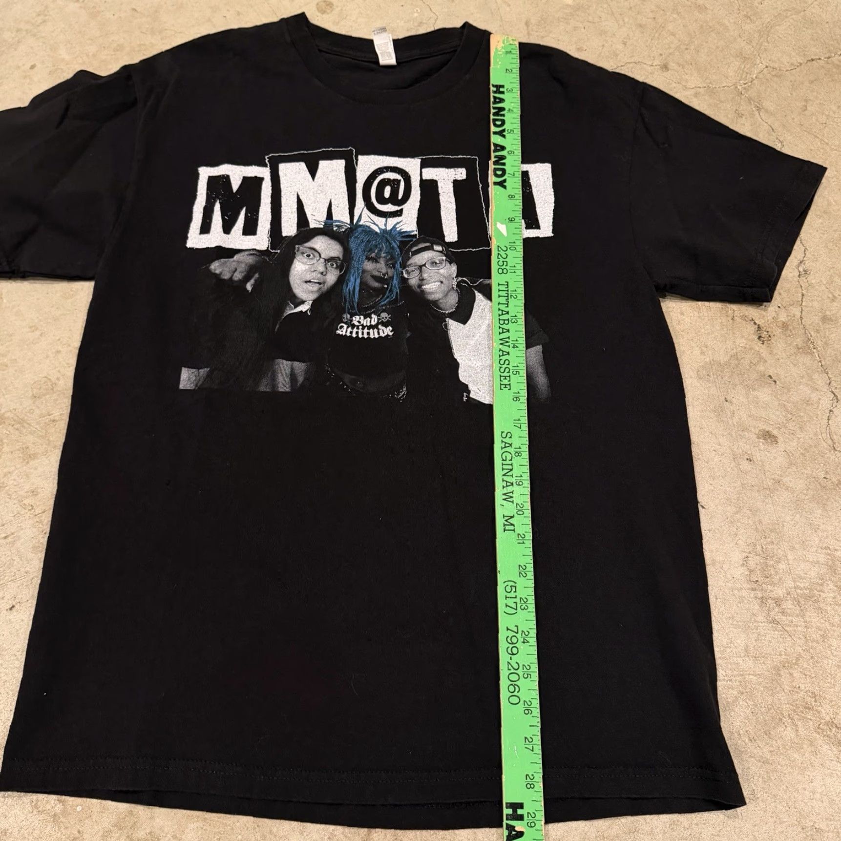 American Apparel Meet Me At The Altar Band Shirt Mens Large Black Graphic Band Tee Pop Punk Adult Size US L / EU 52-54 / 3 - 6 Thumbnail