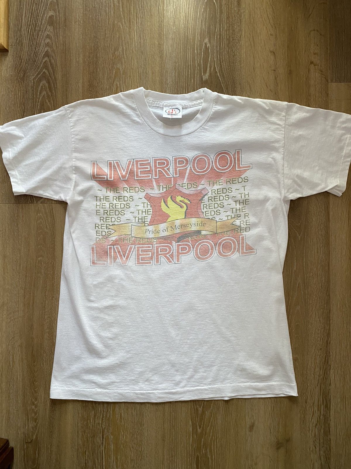 Vintage Vintage Liverpool FC Football T-Shirt Size US L / EU 52-54 / 3 - 1 Thumbnail