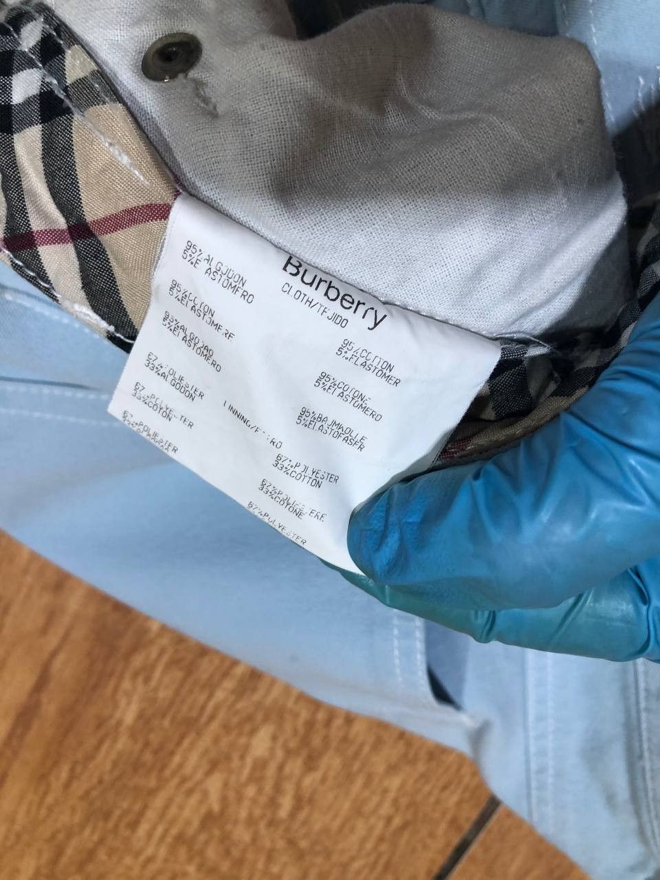 Burberry Vintage Burberry Straight Fit Casual Pants Size 34 Size US 34 / EU 50 - 3 Thumbnail