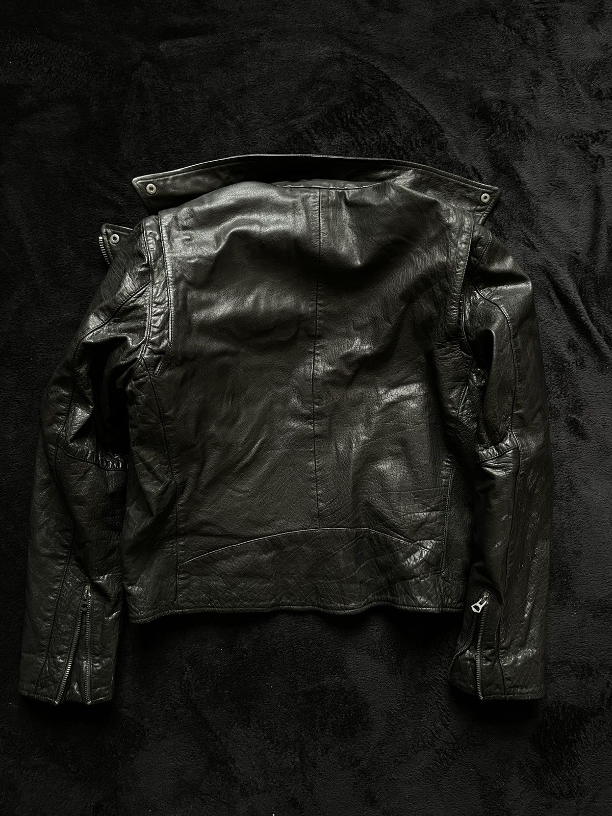 Levi's Vintage 00s Levi‘s Leather Jacket Avant-garde Size S Size S / US 4 / IT 40 - 2 Thumbnail