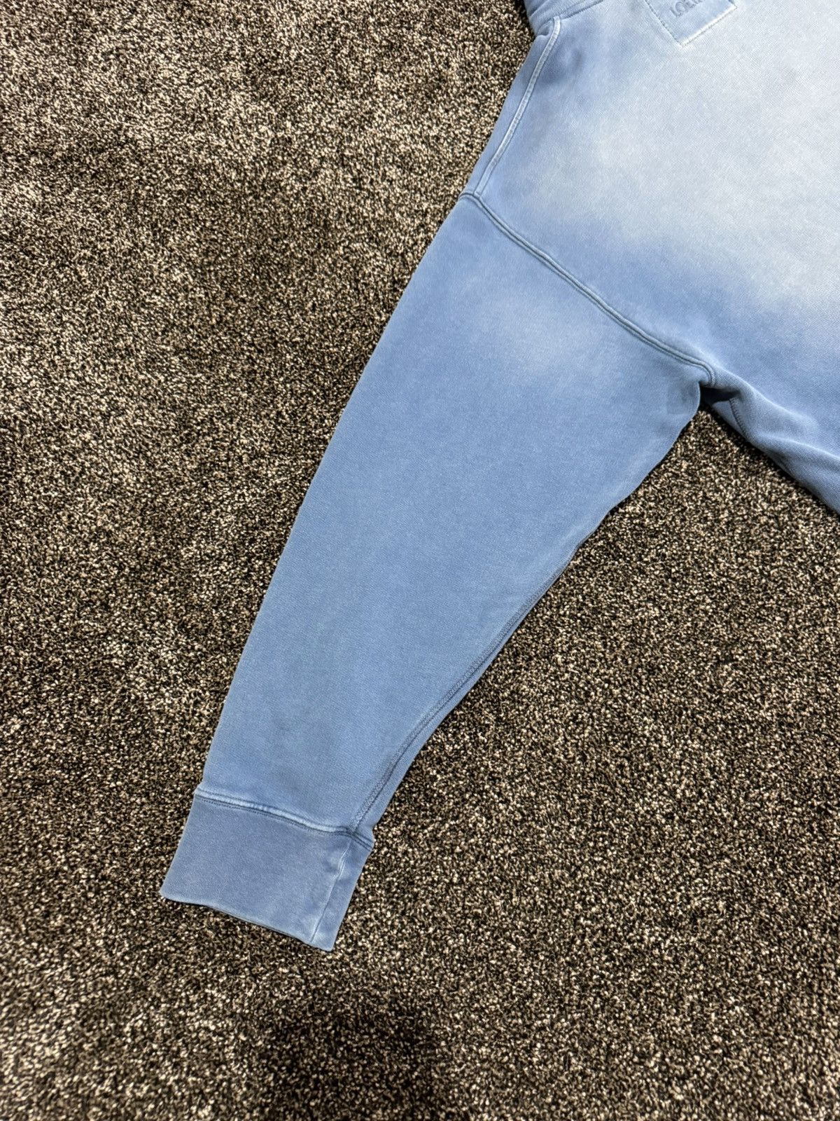 Loewe Loewe x JW Anderson Vintage Faded Blue Dyed Crewneck Hoodie Size US L / EU 52-54 / 3 - 14 Thumbnail