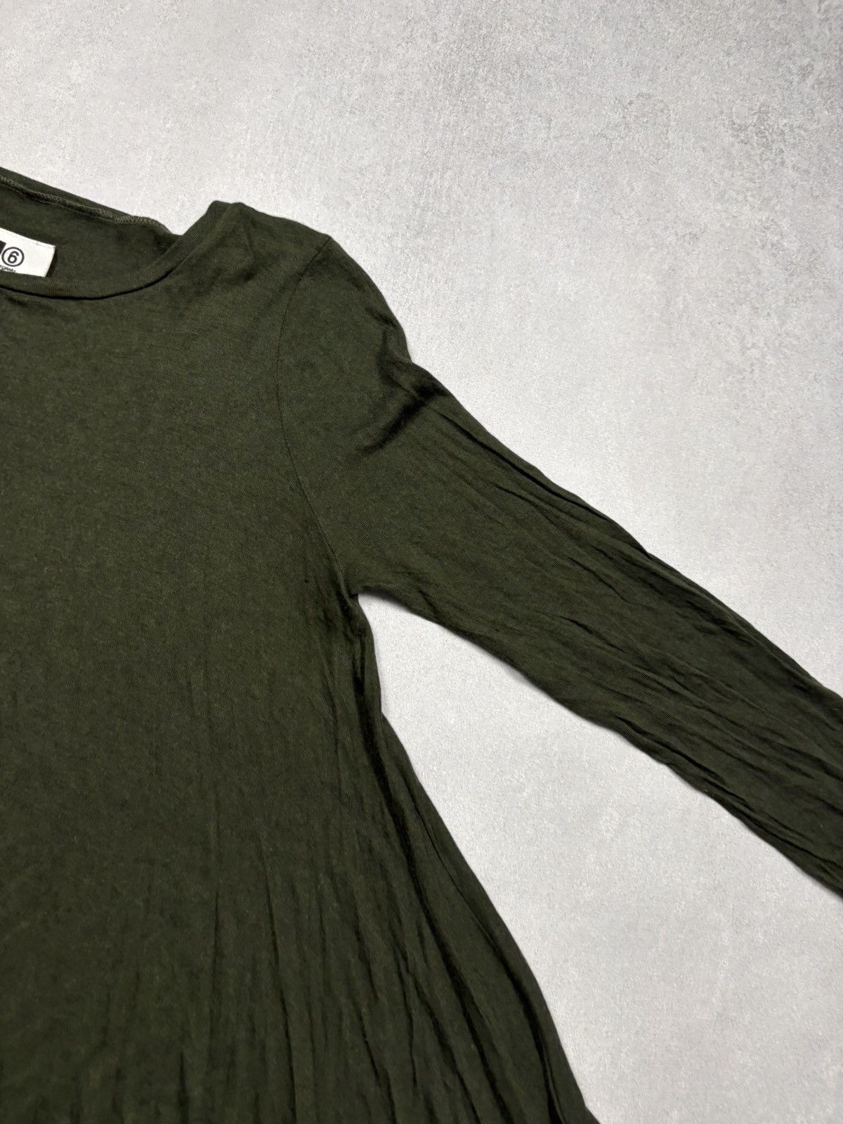 Maison Margiela Maison Margiela MM6 Draped Asymmetric Long Sleeve Dress M Size M / US 6-8 / IT 42-44 - 9 Thumbnail