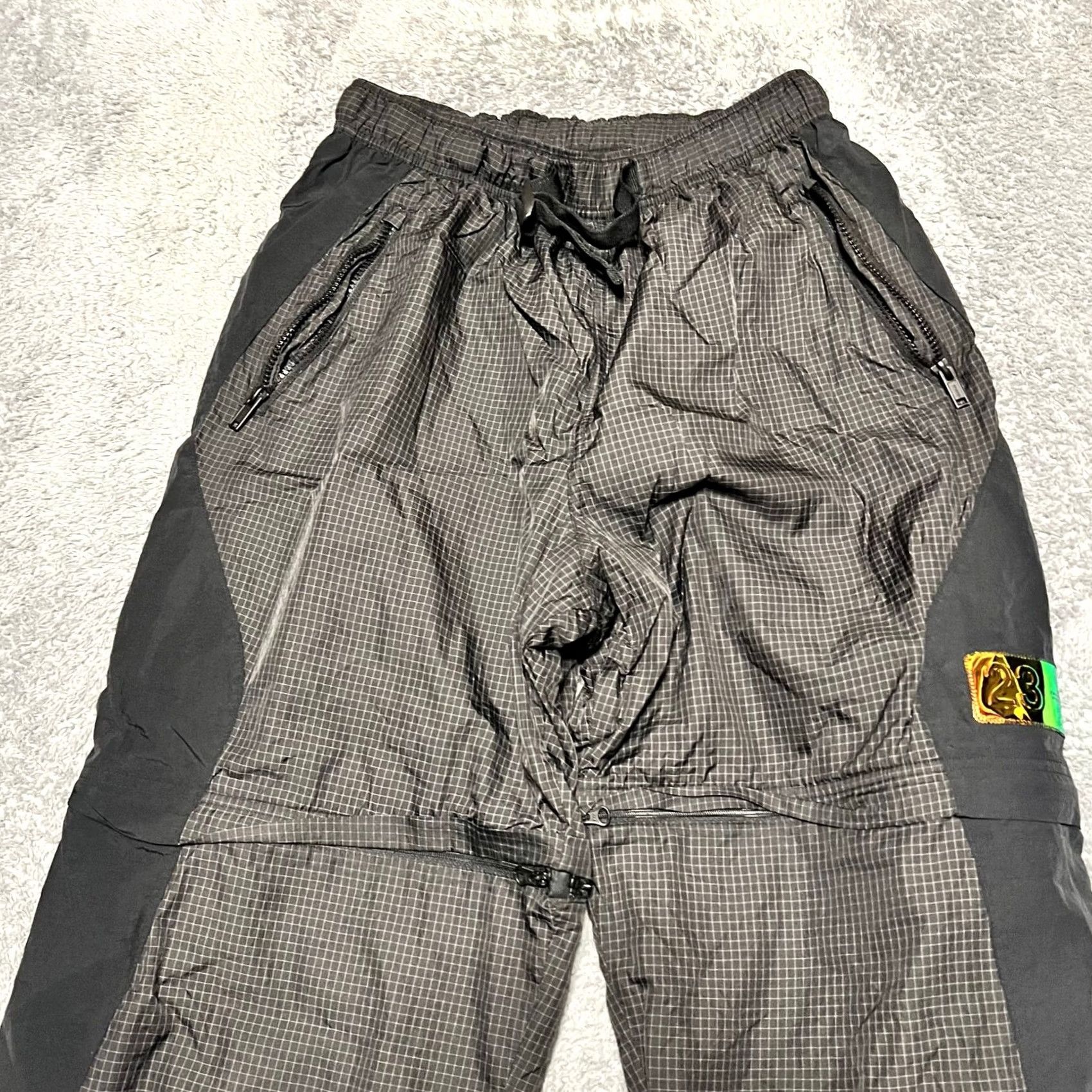 Jordan Brand Nike Jordan Pants Mens Medium Black 23 Convertible Shorts Utility Pockets CV2788 Size US 31 - 2 Thumbnail