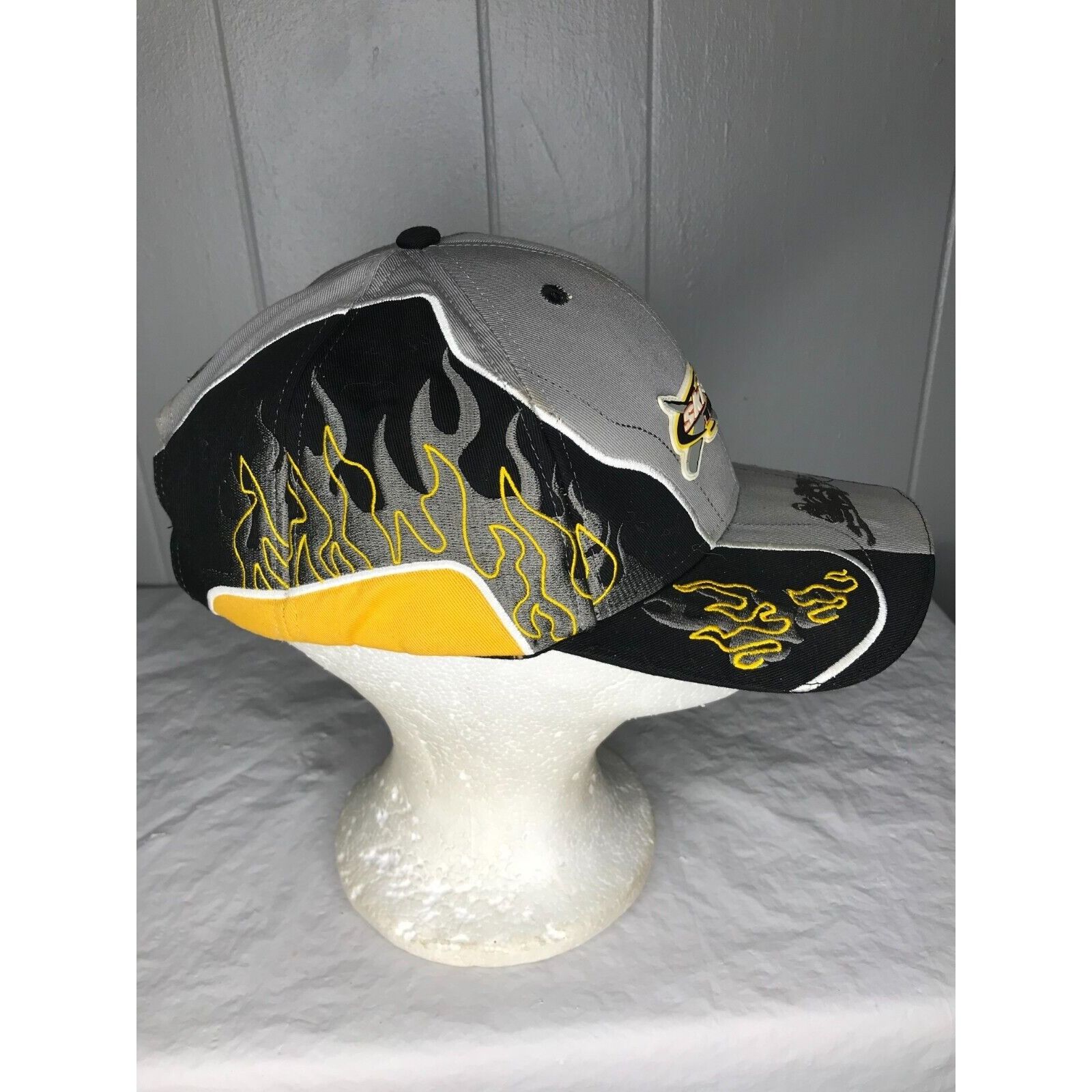 Ski-Doo × Vintage Vintage Ski-Doo Team Racing Flames BRP Embroidered Logo hat Size ONE SIZE - 4 Thumbnail