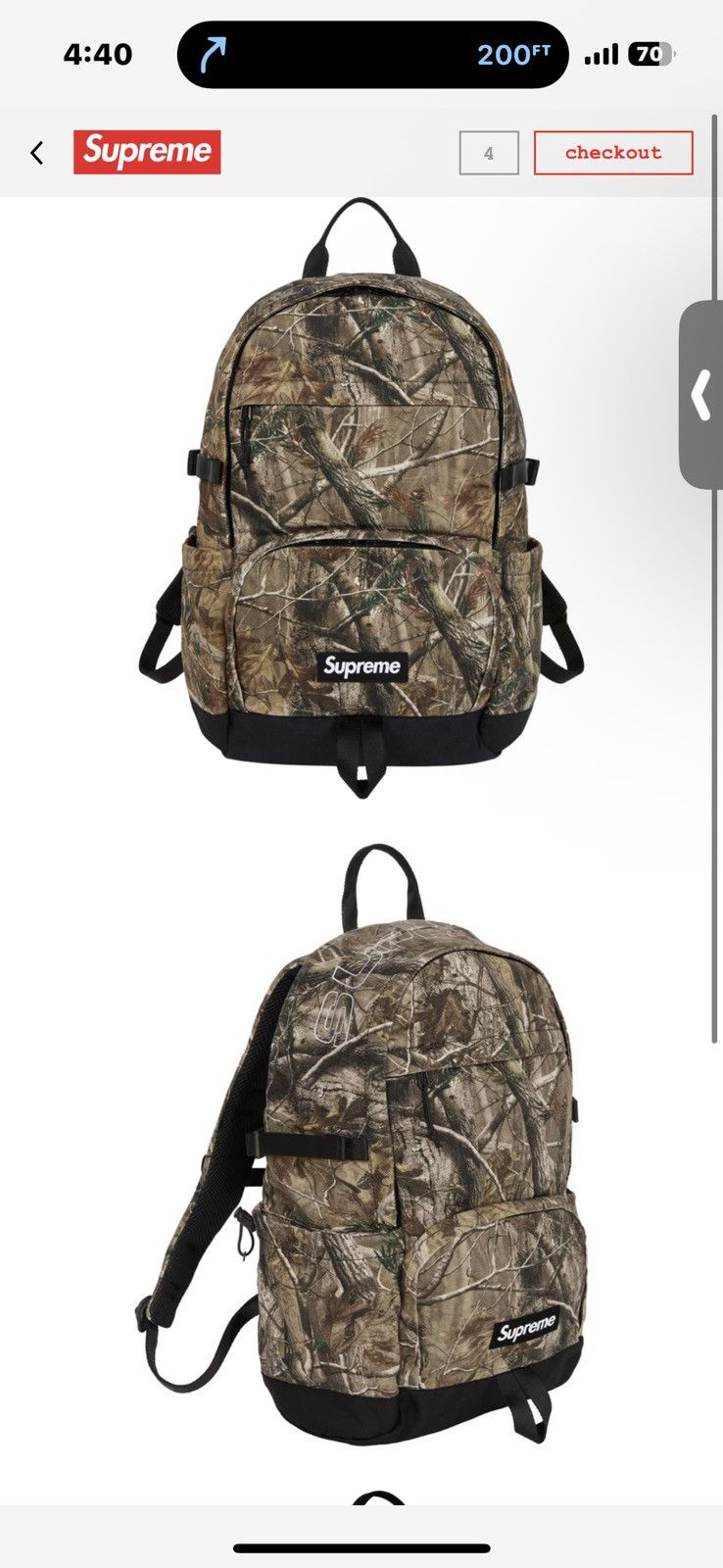 Supreme Supreme Realtree Camo Denim Backpack | Grailed