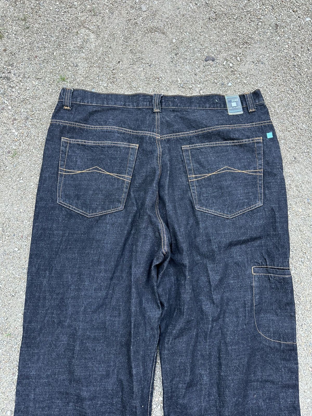 Japanese Brand AZZURÉ Love Life Denim Baggy Size US 42 / EU 58 - 5 Thumbnail