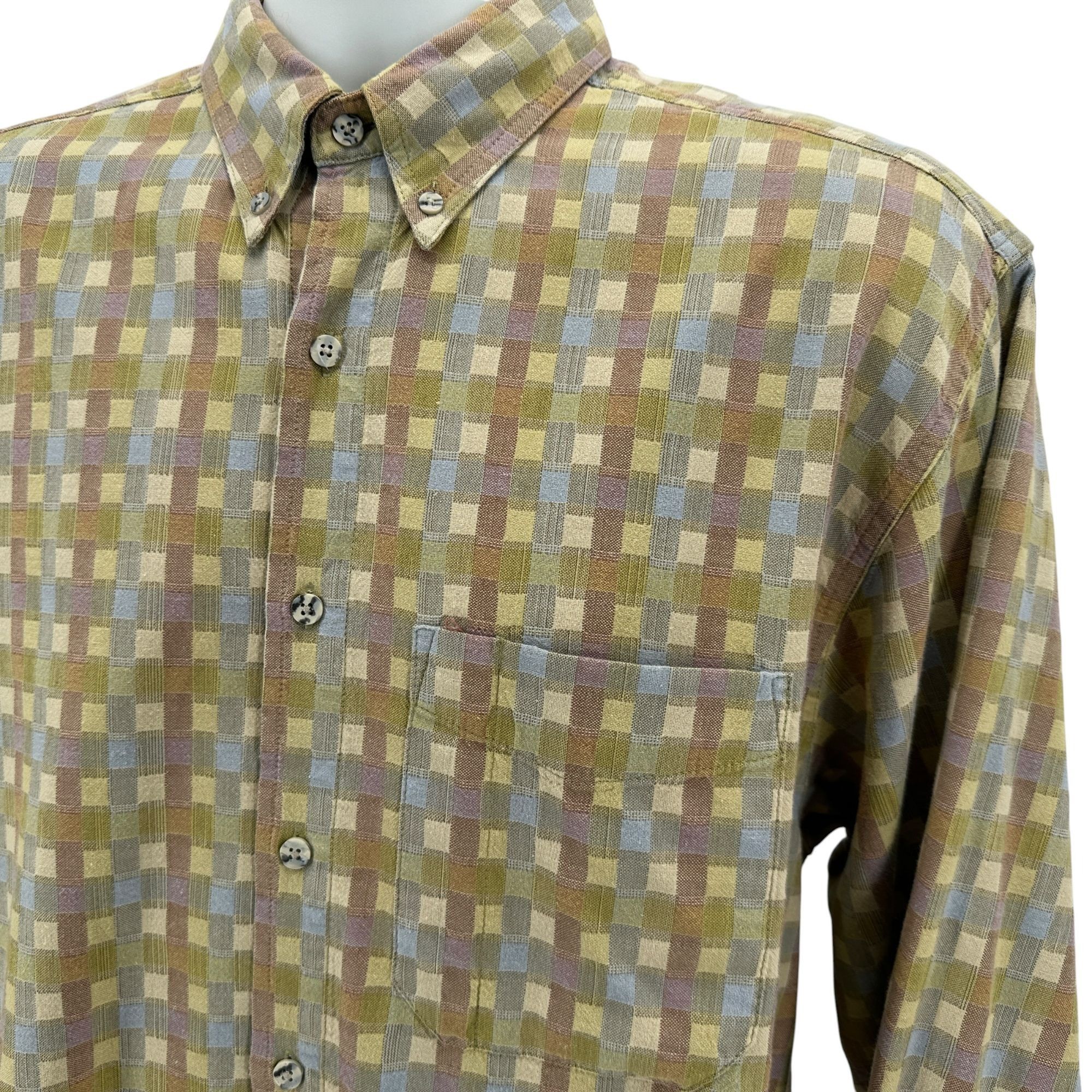 The Territory Ahead Vintage The Territory Ahead Mens Medium Shirt Checker Size US M / EU 48-50 / 2 - 2 Thumbnail