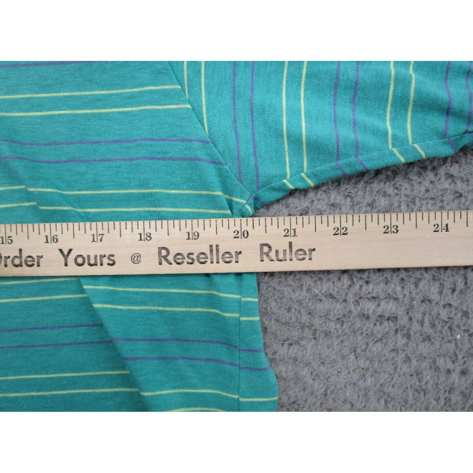 Levi's VINTAGE Levi's Polo Shirt Striped Blue XL Men Shirt Short Sleeve Collared 70s 80s USA Logo Size US XL / EU 56 / 4 - 5 Thumbnail